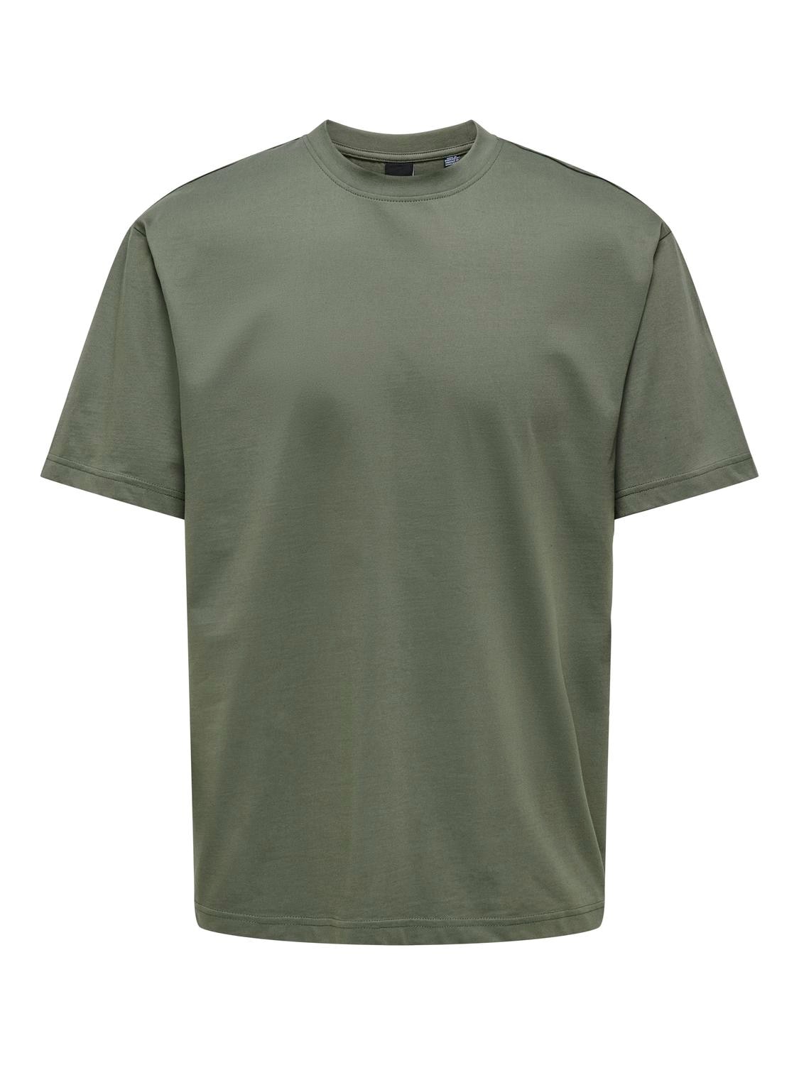ONLY & SONS Rundhalsshirt »ONSFRED RLX SS TEE« Baumwolle, relaxed fit