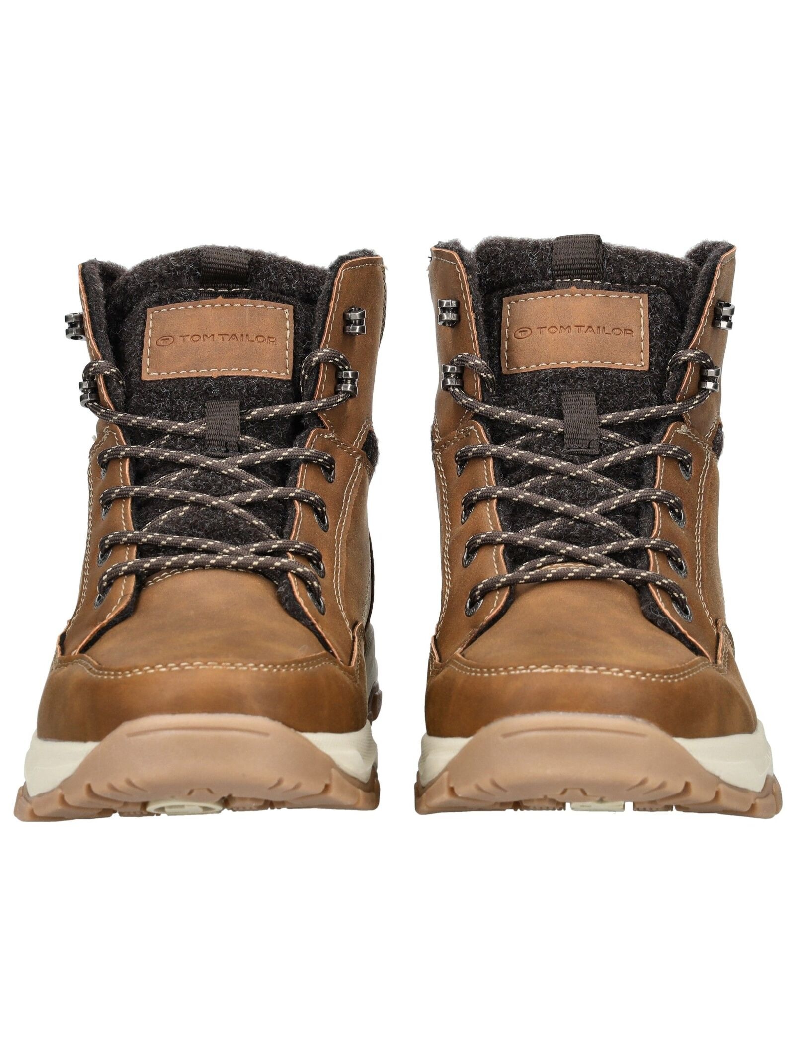 TOM TAILOR Schnürstiefelette »Tom Tailor Stiefelette Lederimitat/Textil«