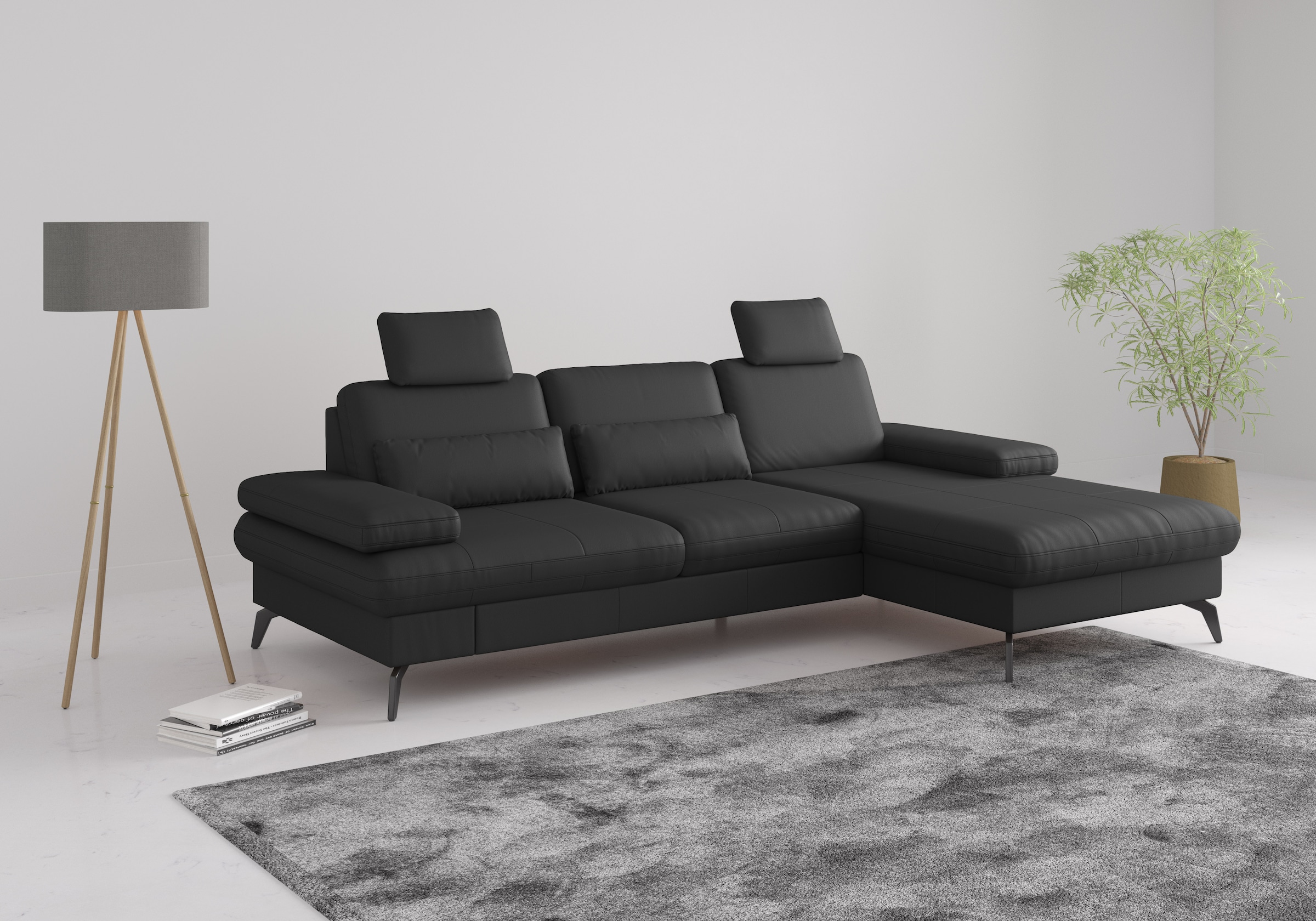 sit&more Ecksofa »Morris L-Form, inkl. Sitztiefenverstellung«, wahlweise mi günstig online kaufen