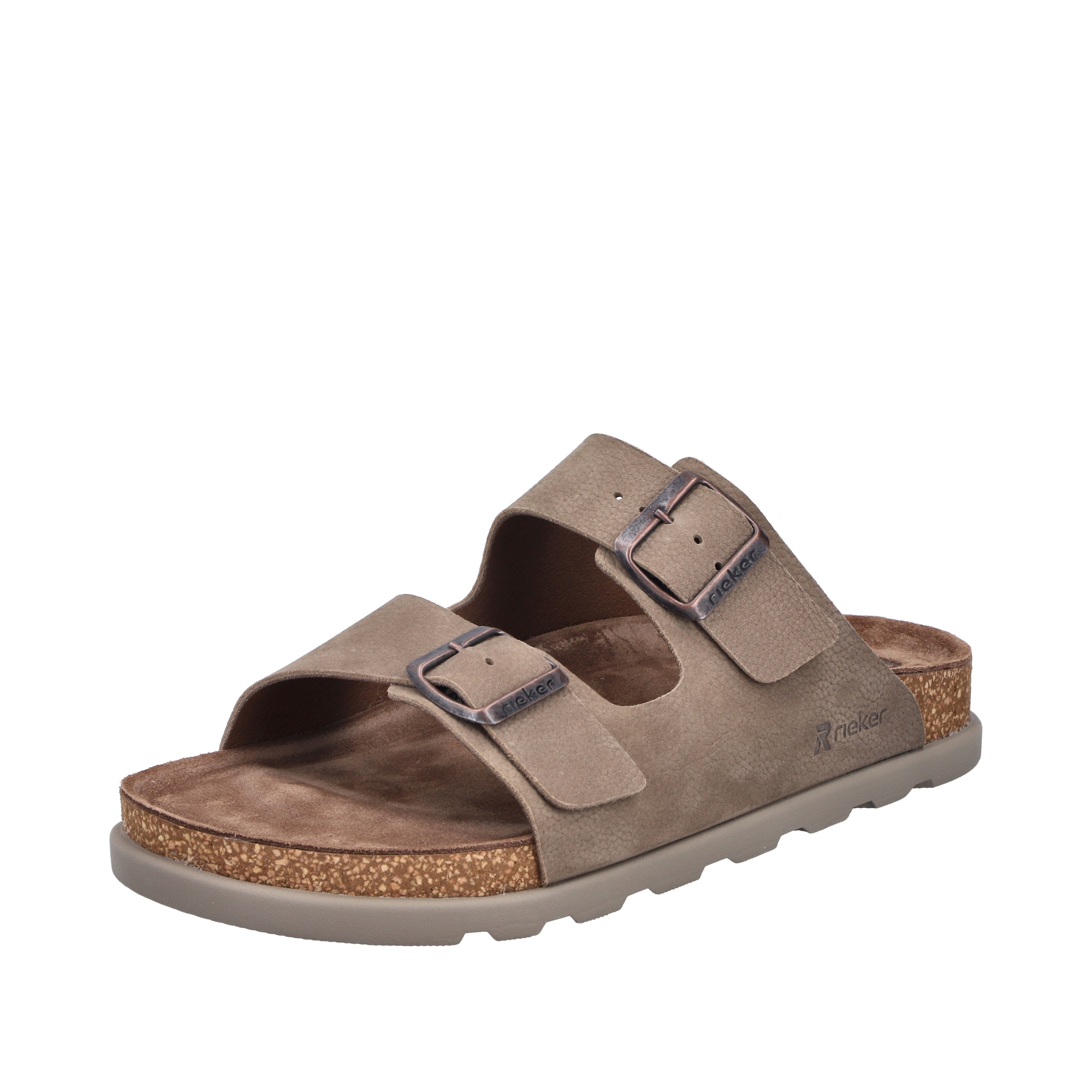 Rieker Pantolette  Sommerschuh, Strandschuh, Hausschuh mit bequemem Fußbett