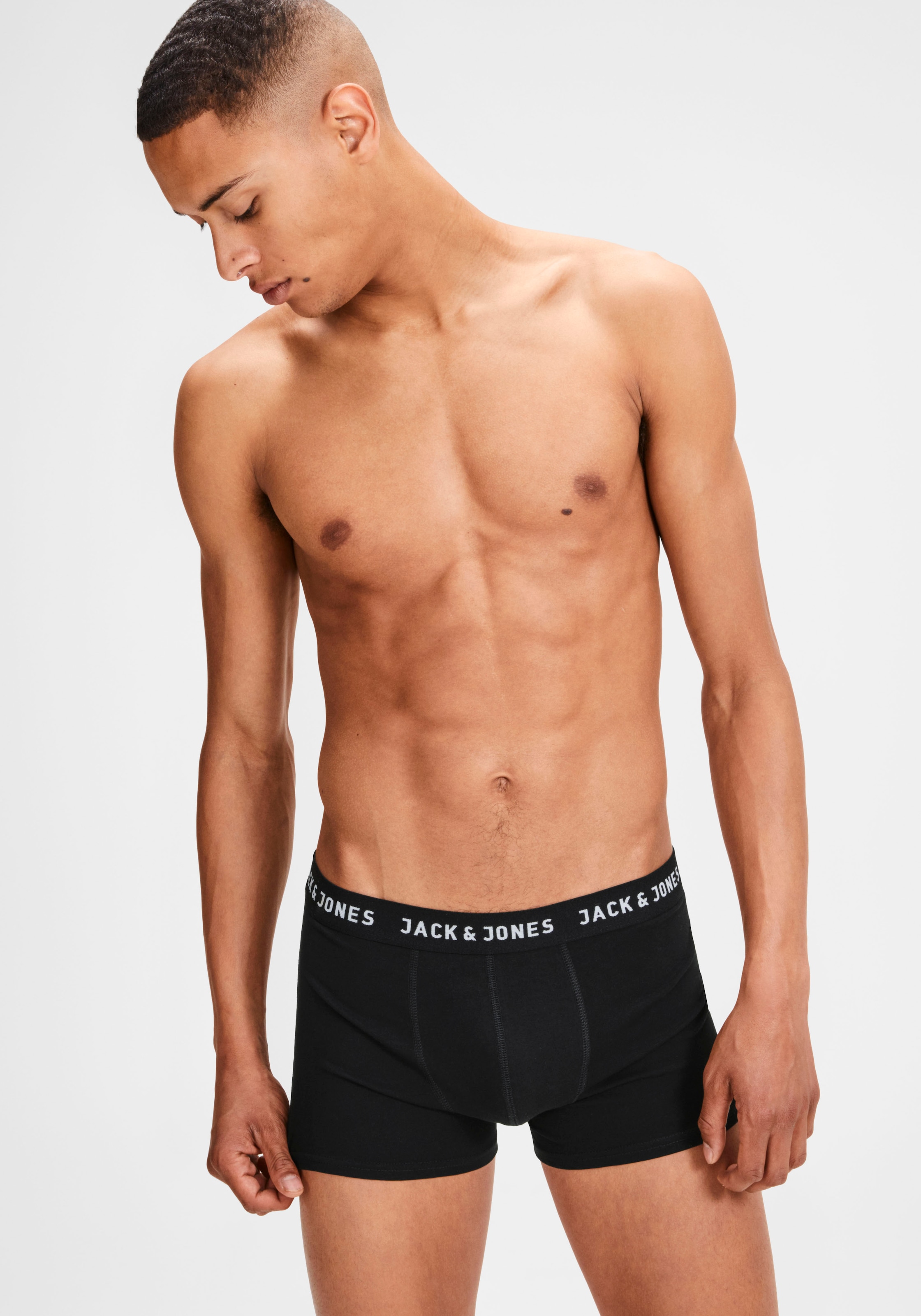 Jack & Jones Boxer, (Packung, 5 St.), mit Logobündchen