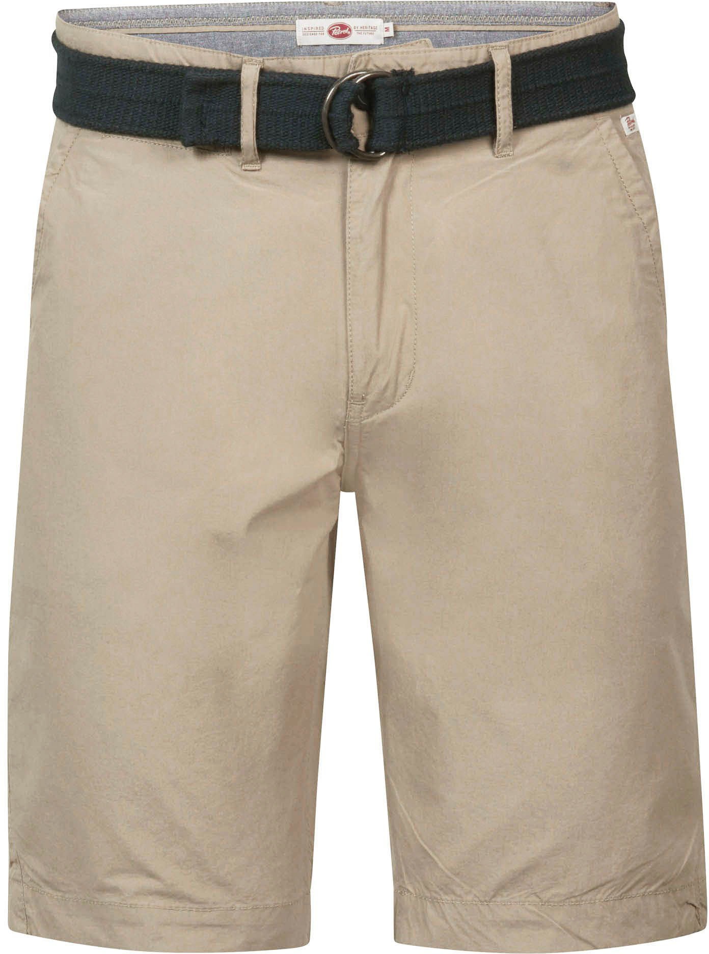 7. Bild von Petrol Industries Chinoshorts, (Set, mit Gürtel)
