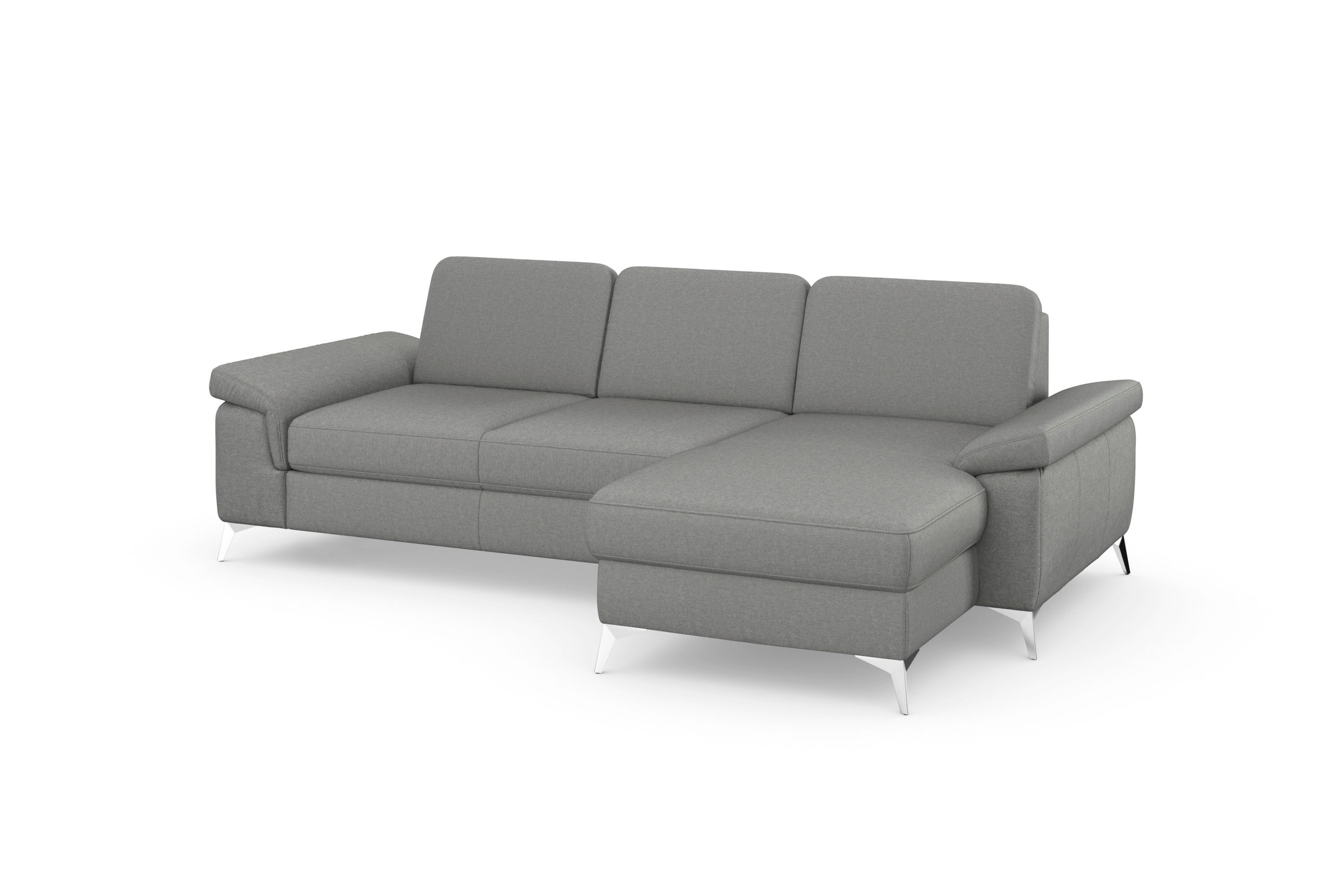 sit&more Ecksofa »Padua L-Form«, inklusive Sitztiefenverstellung, Armteilfunktion und Federkern