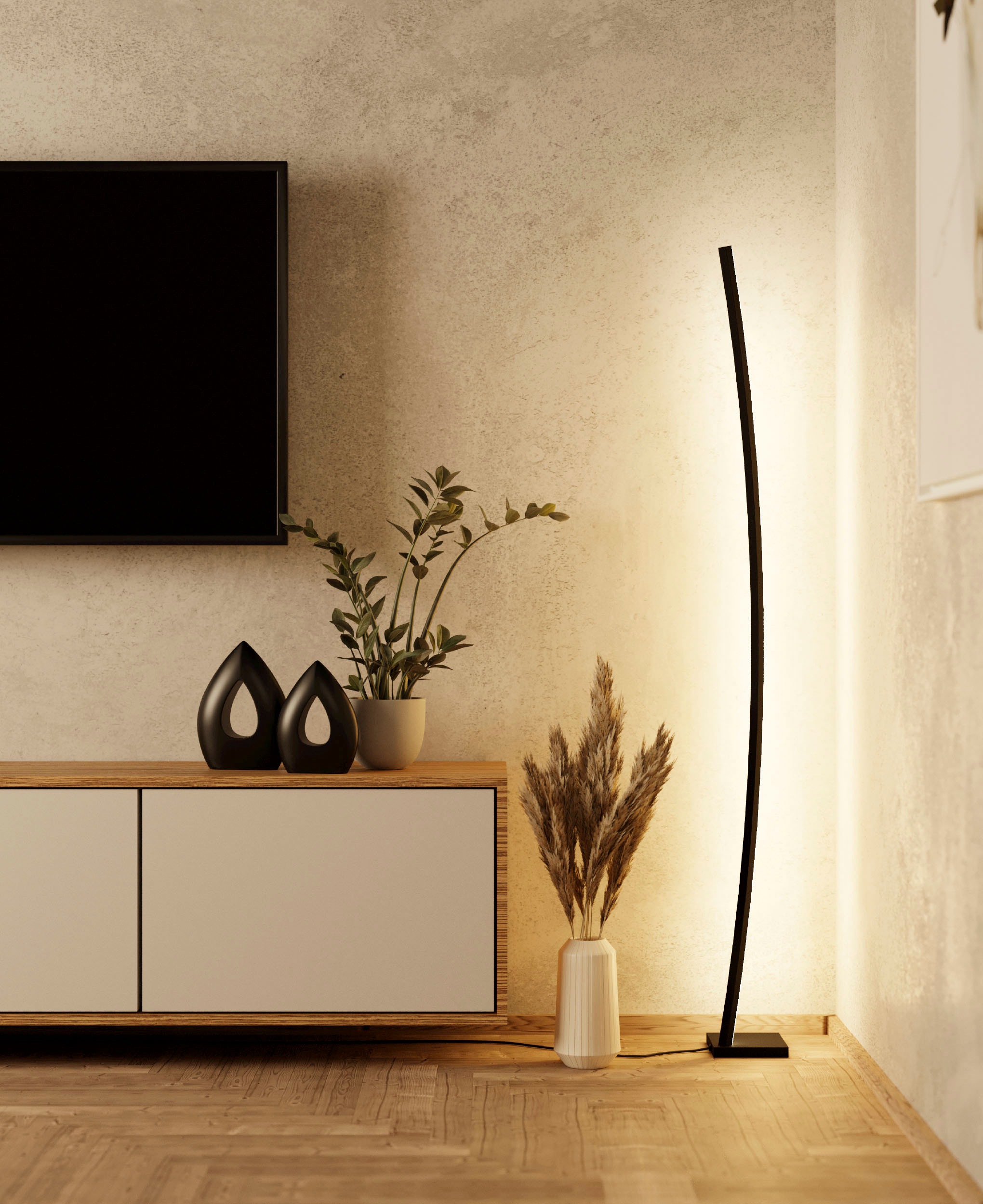 EGLO Stehlampe »PICACHA«, Leuchtmittel LED-Modul   LED fest integriert, Ste günstig online kaufen