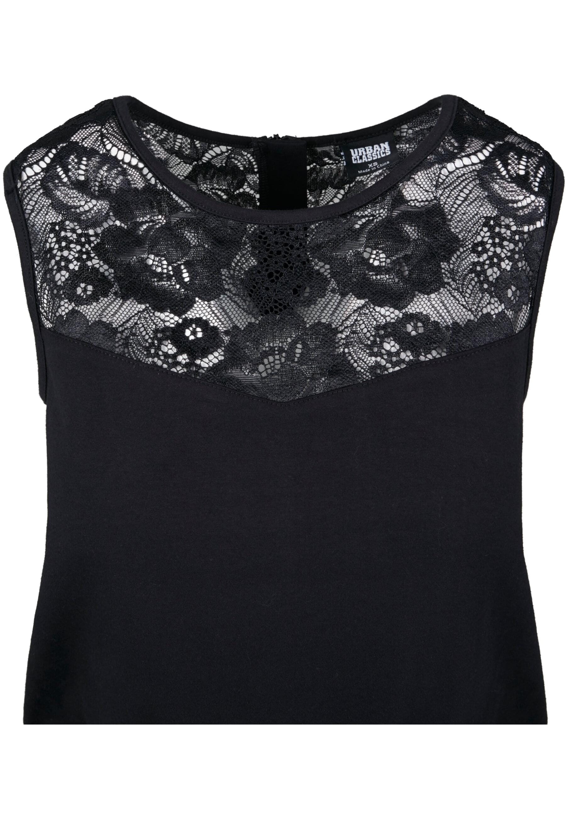 URBAN CLASSICS Jumpsuit »Urban Classics Damen Ladies Lace Block Jumpsuit« 1 Stk.