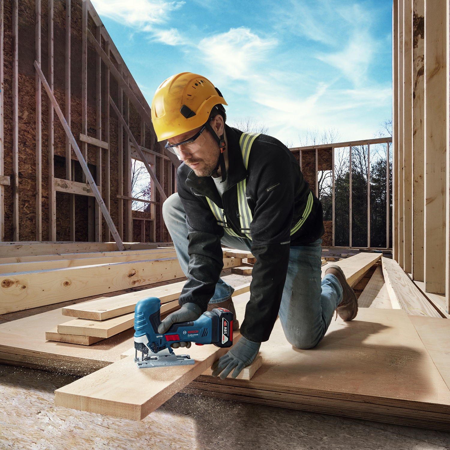 Bosch Professional Akku-Stichsäge »»GST 18V-125 S««, in L-BOXX 136, ohne Akku, ohne Ladegerät