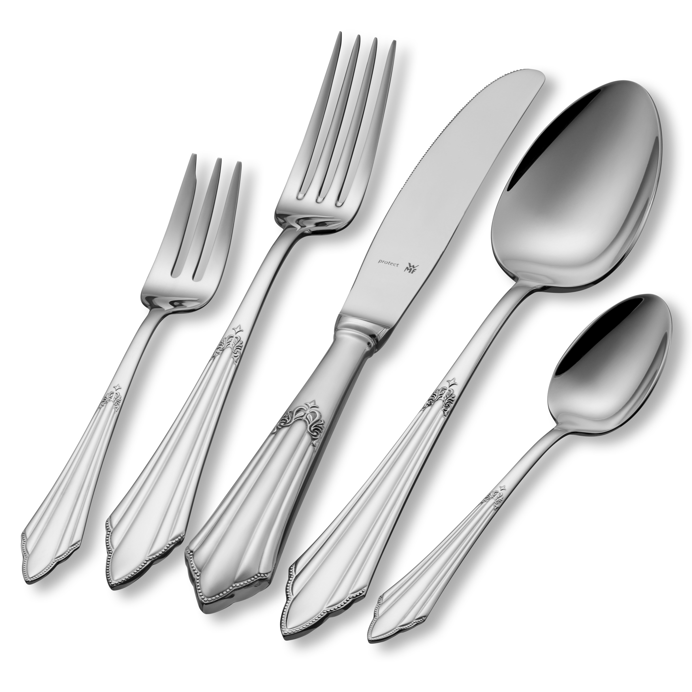 WMF Besteck-Set »Fächer«, (Set, 66 tlg.), ergonomisch, Cromargan protect günstig online kaufen