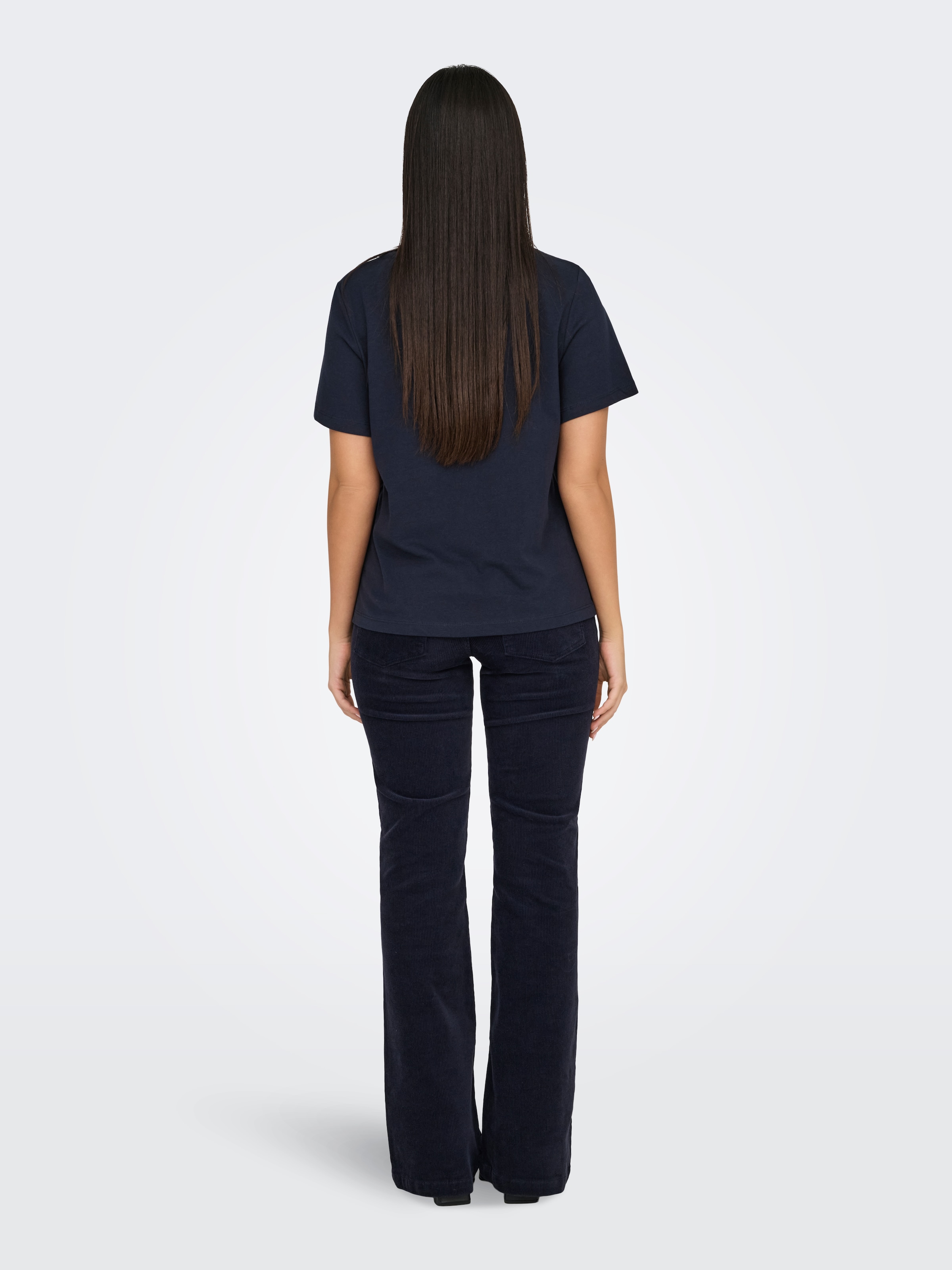JDY Kurzarmshirt »JDYPISA S/S PRINT TOP JRS NOOS«, mit Herz Stickerei