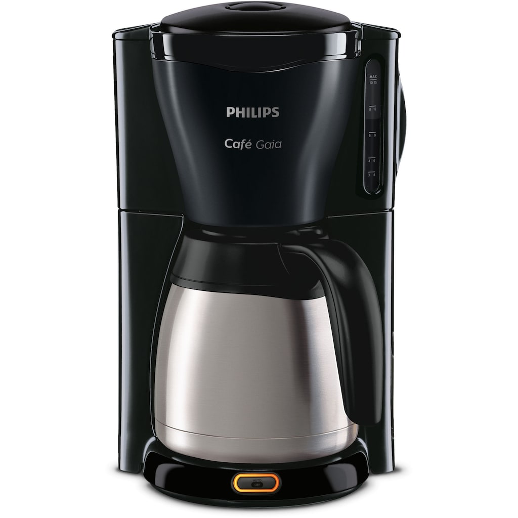 Philips Filterkaffeemaschine »Gaia Therm Timer HD7549/20«, 1,2 l Kaffeekanne, Papierfilter, 1x4