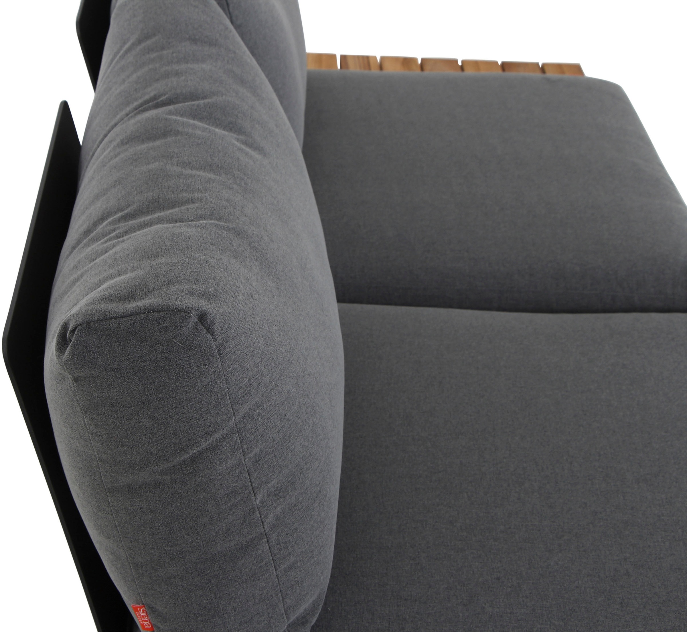 Siena Garden Gartenlounge-Set »Alvida«, (Set, 15 tlg.), best. aus 2 Sofas, 1 Ecksofa, 1 Tisch und 12 Kissen
