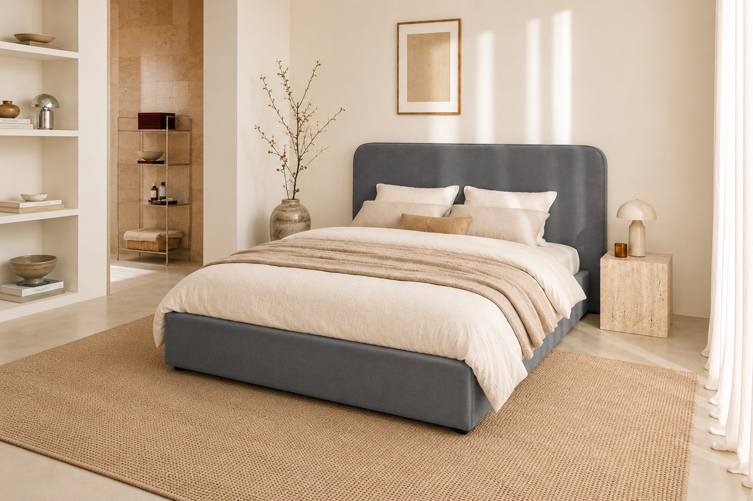 LeGer Home by Lena Gercke Polsterbett »ELIRA mit/ohne Bettkasten, mit/ohne Matratze, Breite 120/140/160/180cm« Bonnell-/Taschenfederkernmatratze (H2, H3, H4), mit/ohne Lattenrost