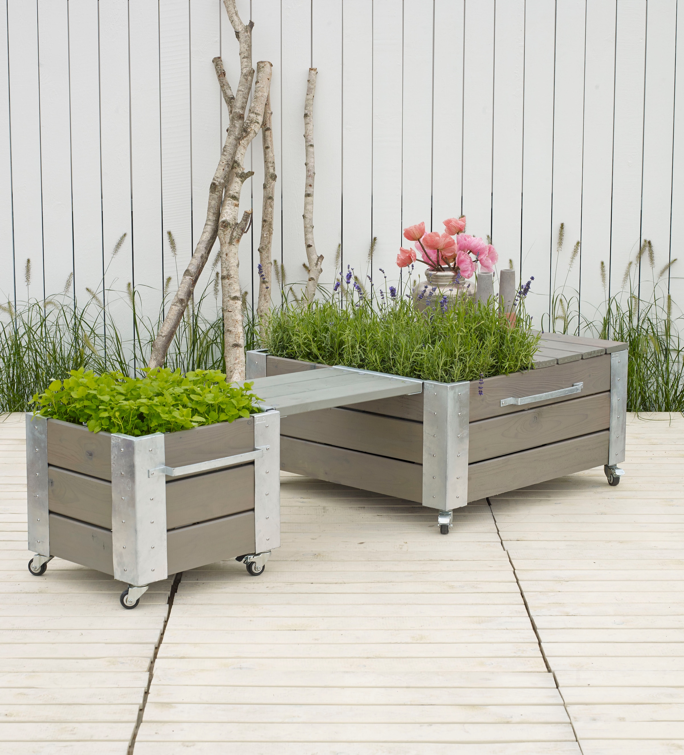 PLUS Blumenkasten »Cubic«, BxTxH: 50x46x45 cm