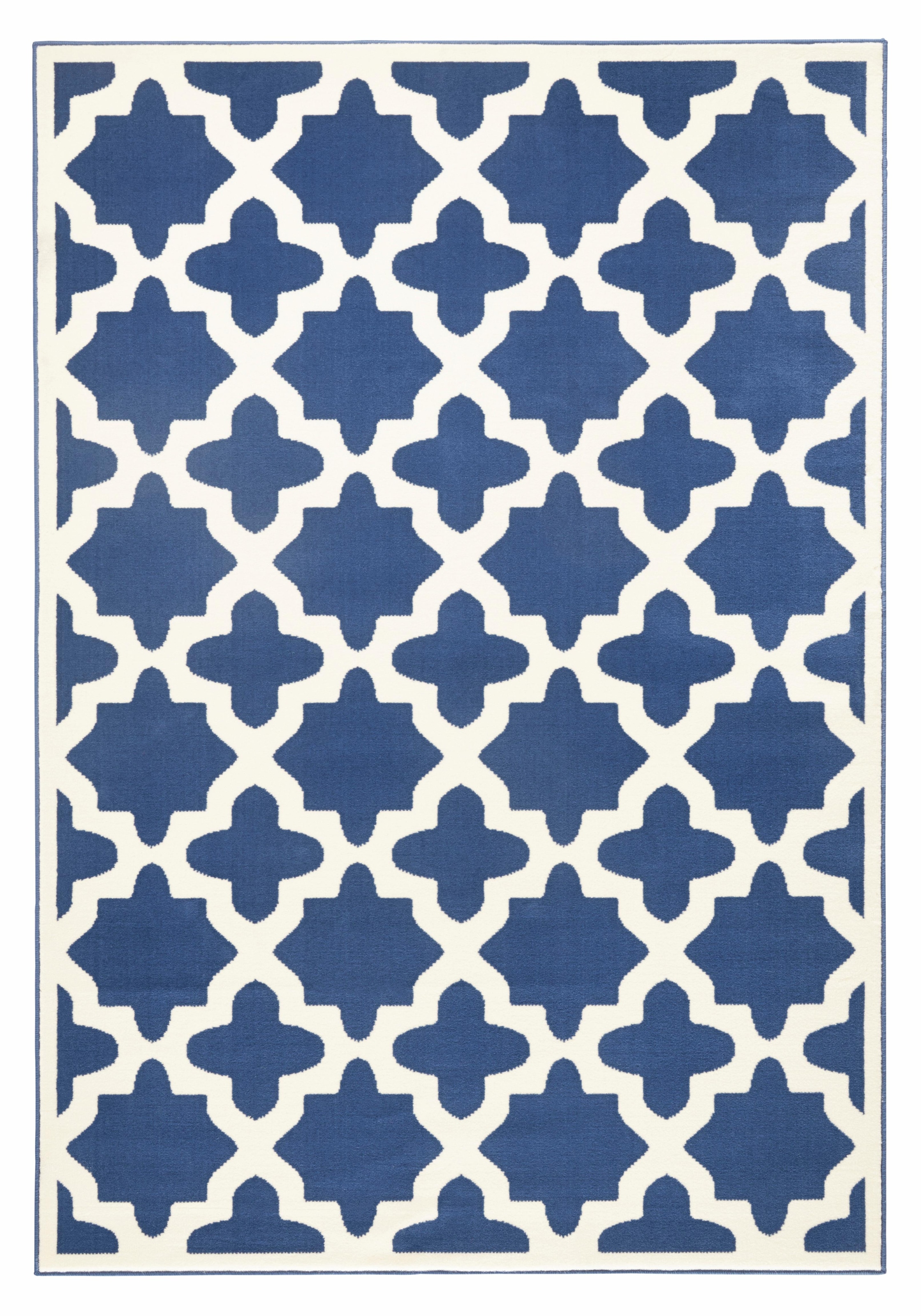 HANSE Home Teppich »Noble«, rechteckig, 9 mm Höhe, Kurzflor, Design in grafischem Muster, Robust, Pflegeleicht, Gekettelt