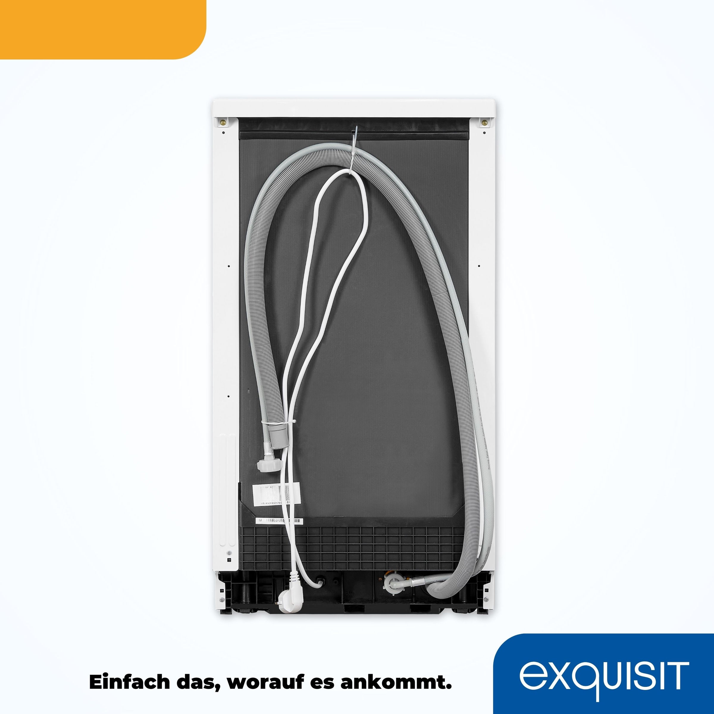 exquisit Standgeschirrspüler »GSP9109-030E weiss«, 9 Maßgedecke