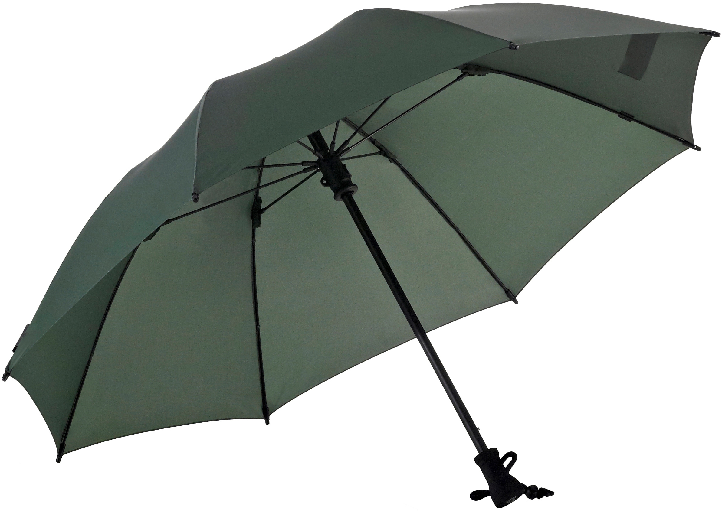 EuroSCHIRM® Stockregenschirm »birdiepal® outdoor«, mit Schultertragegurt an der Hülle und Kompass am Griff, extrem stabil
