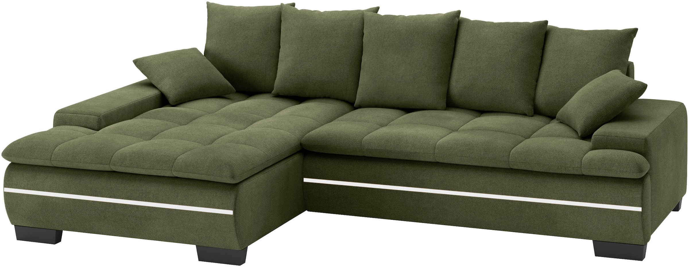 Mr. Couch Ecksofa »Haiti II, L-Form«, RGB-LED Beleuchtung, Kaltschaum, wahl günstig online kaufen