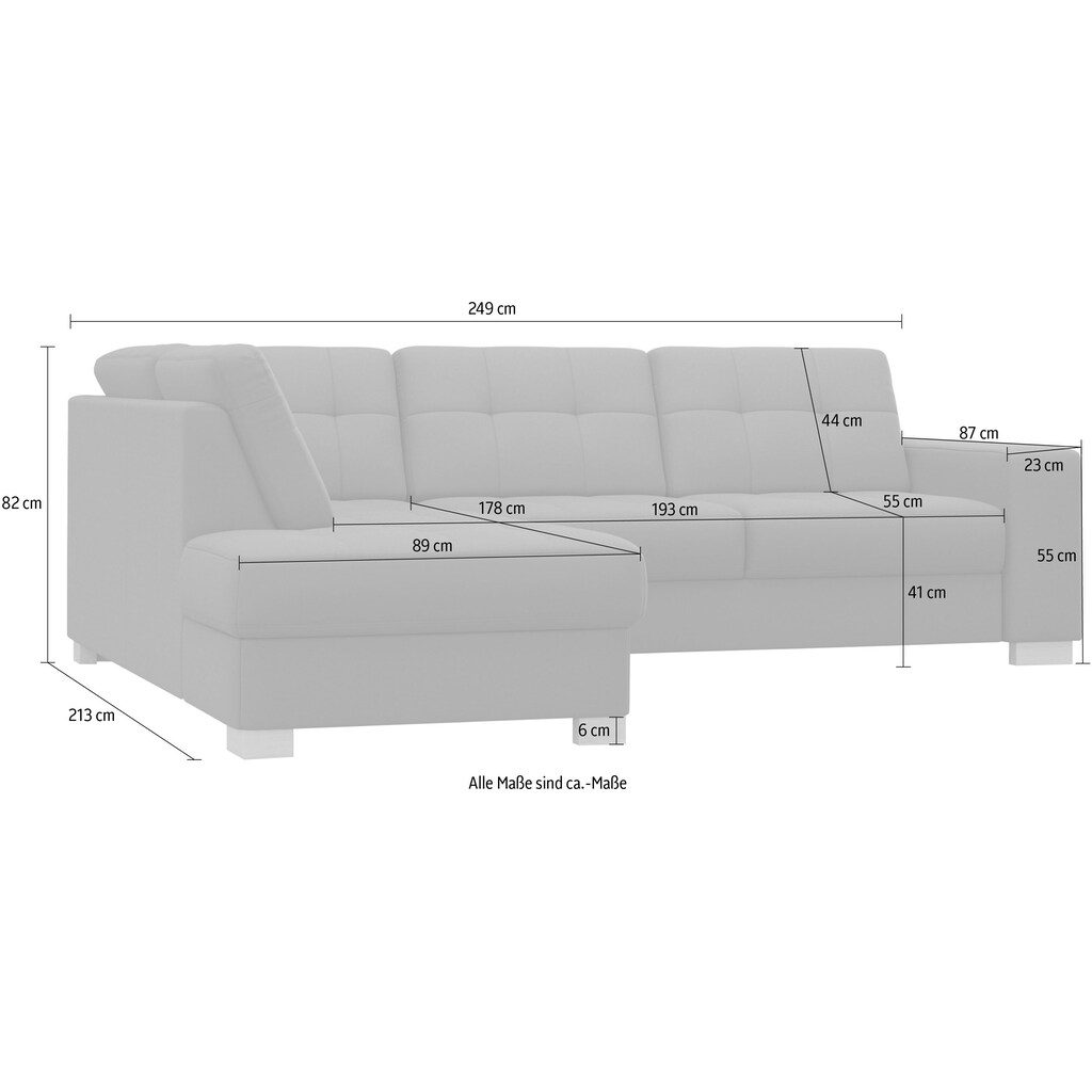 sit&more Ecksofa »Quincy«