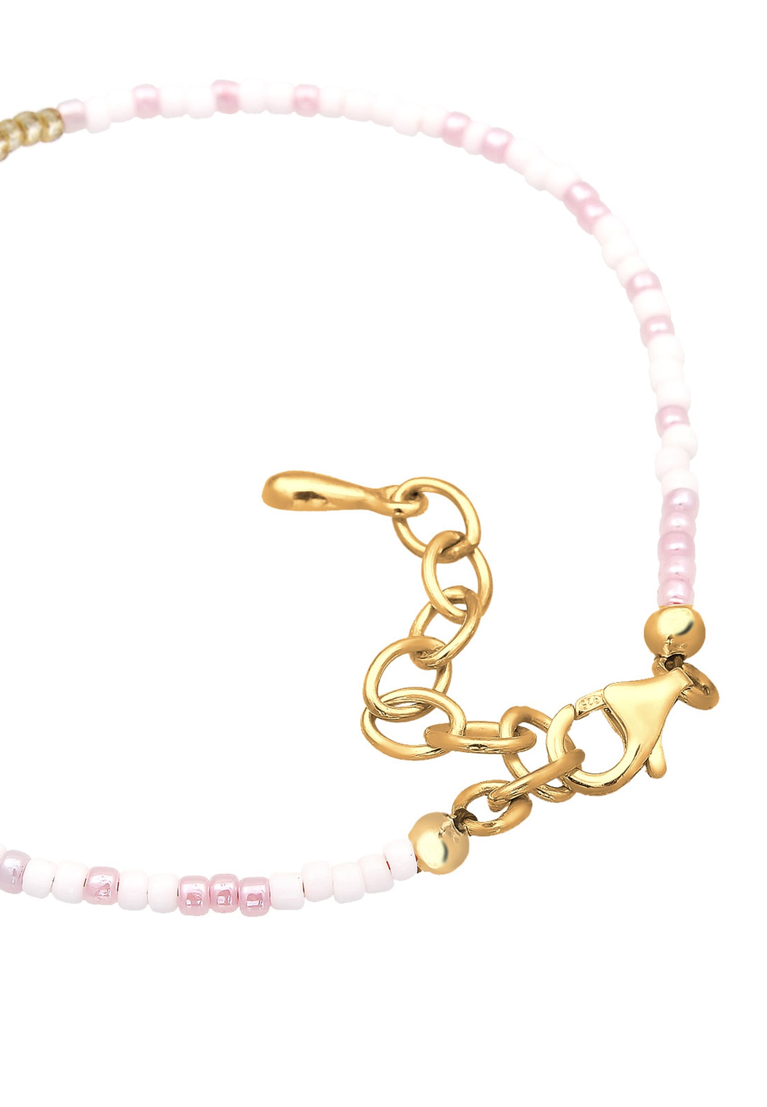Elli Armband »Beads Trend Basic Mondstein 925 Sterling Silber«
