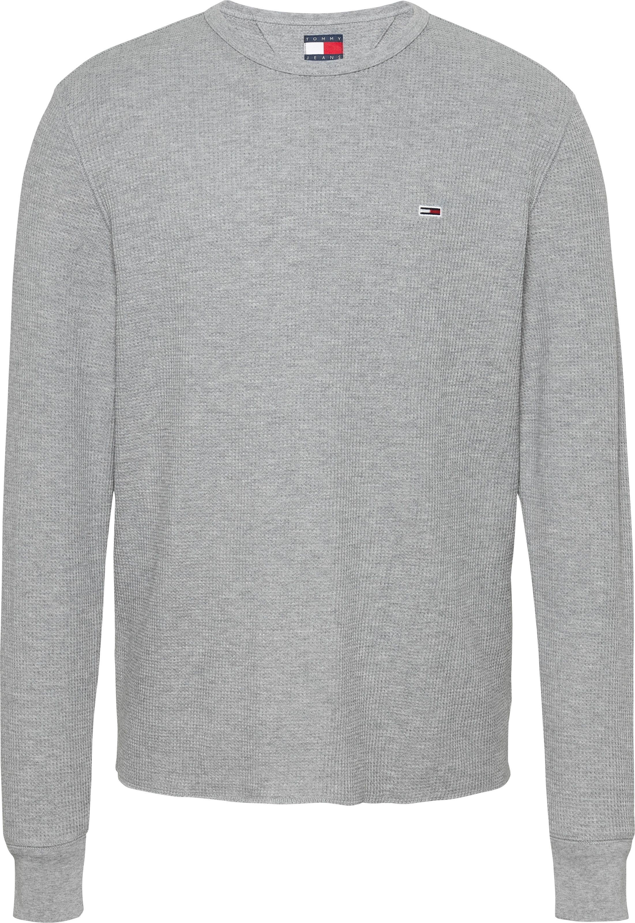 Tommy Jeans Langarmshirt »TJM SLIM WAFFLE L/S TEE EXT«, mit Waffelstruktur