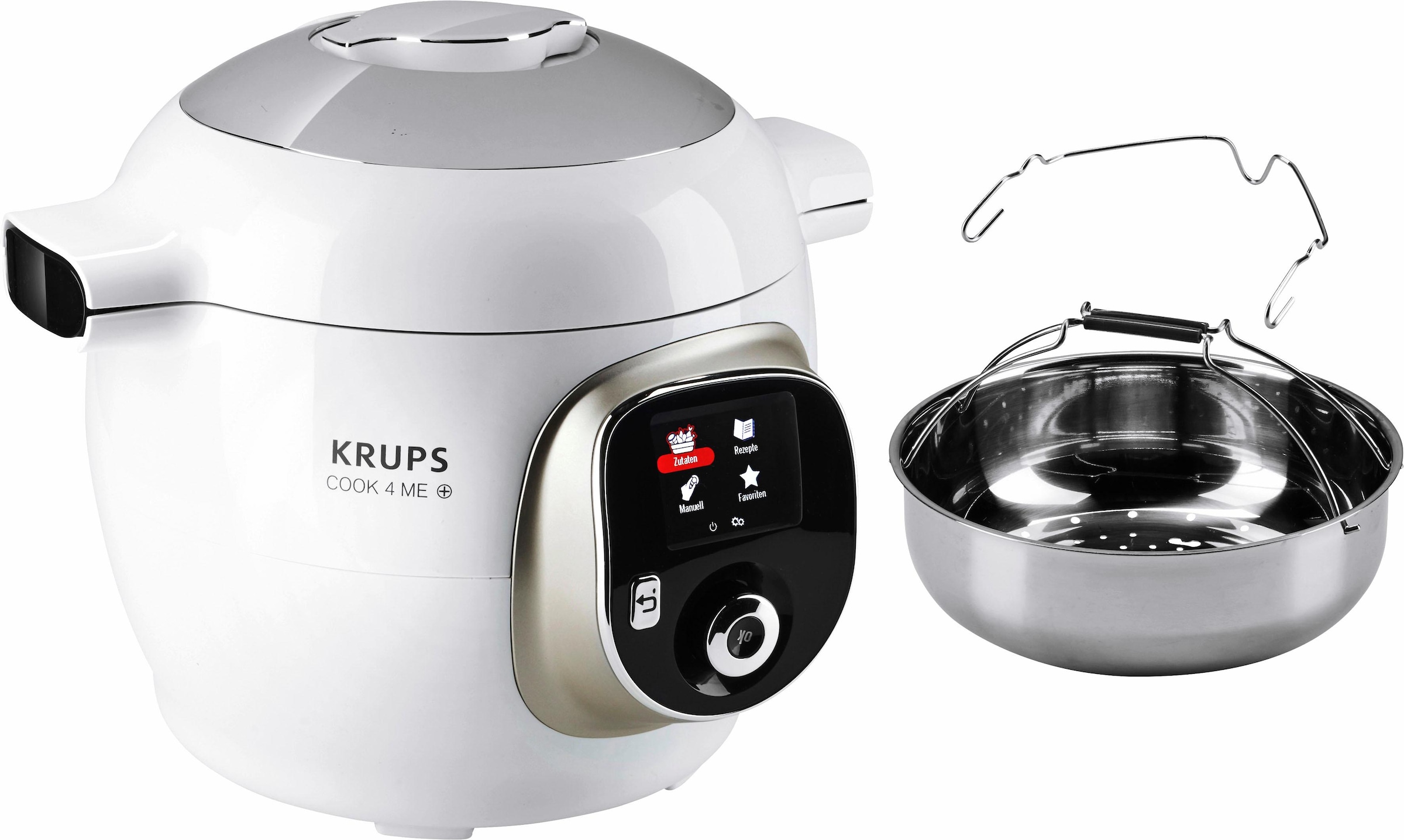 Krups Multikocher CZ7101 6 Cook4Me +, Raten auf Schüssel kaufen Liter Watt, 1600