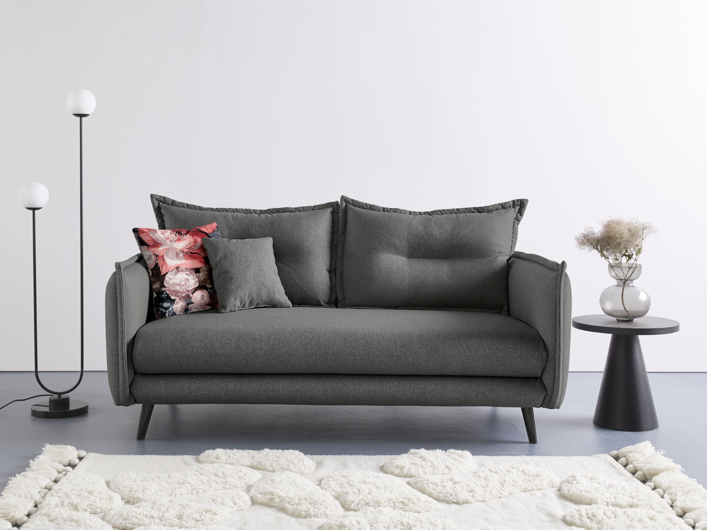 Home affaire 3-Sitzer »Lazio« inklusive 1 Stk. Wende- und 1 Stk. Zierkissen günstig online kaufen