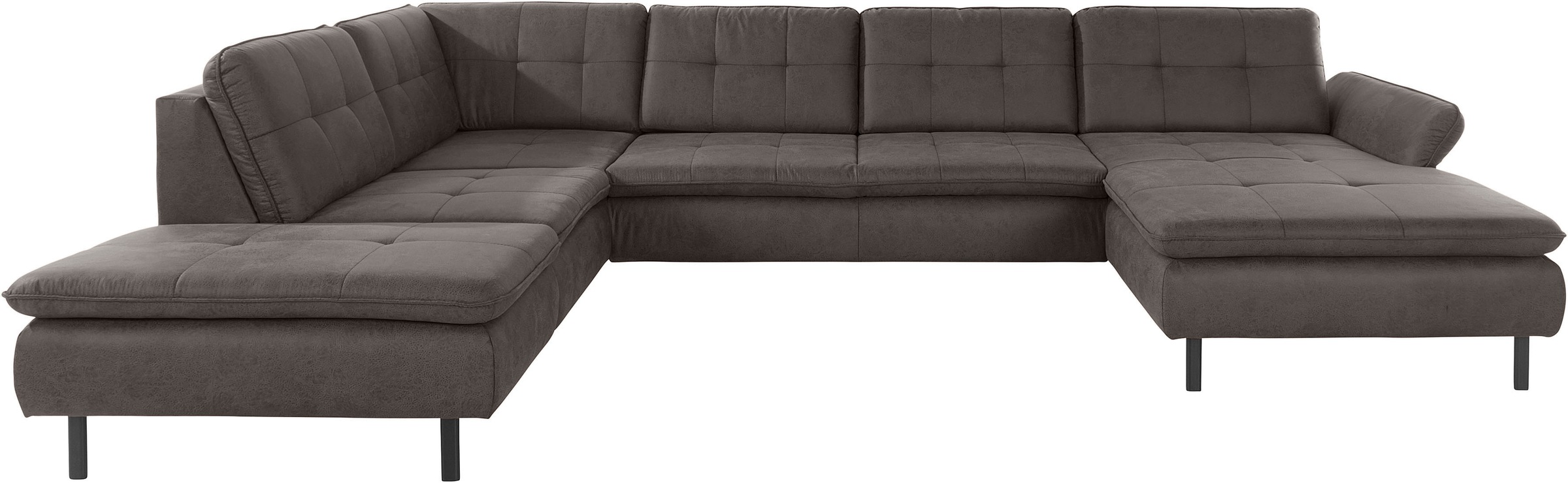 Home affaire Wohnlandschaft »Birkholm U-Form« Armlehnverstellung, auch in E günstig online kaufen