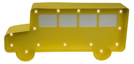 MARQUEE LIGHTS LED Dekolicht »Schoolbus«, 15 flammig-flammig, Wandlampe, Tischlampe  Schoolbus mit 15 festverbauten LEDs - 23x11cm online bestellen