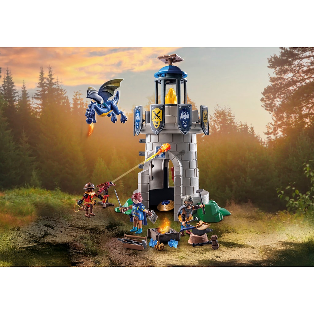 Playmobil® Konstruktions-Spielset »Ritterturm mit Schmied und Drache (71483), Novelmore«, (89 St.), Made in Europe