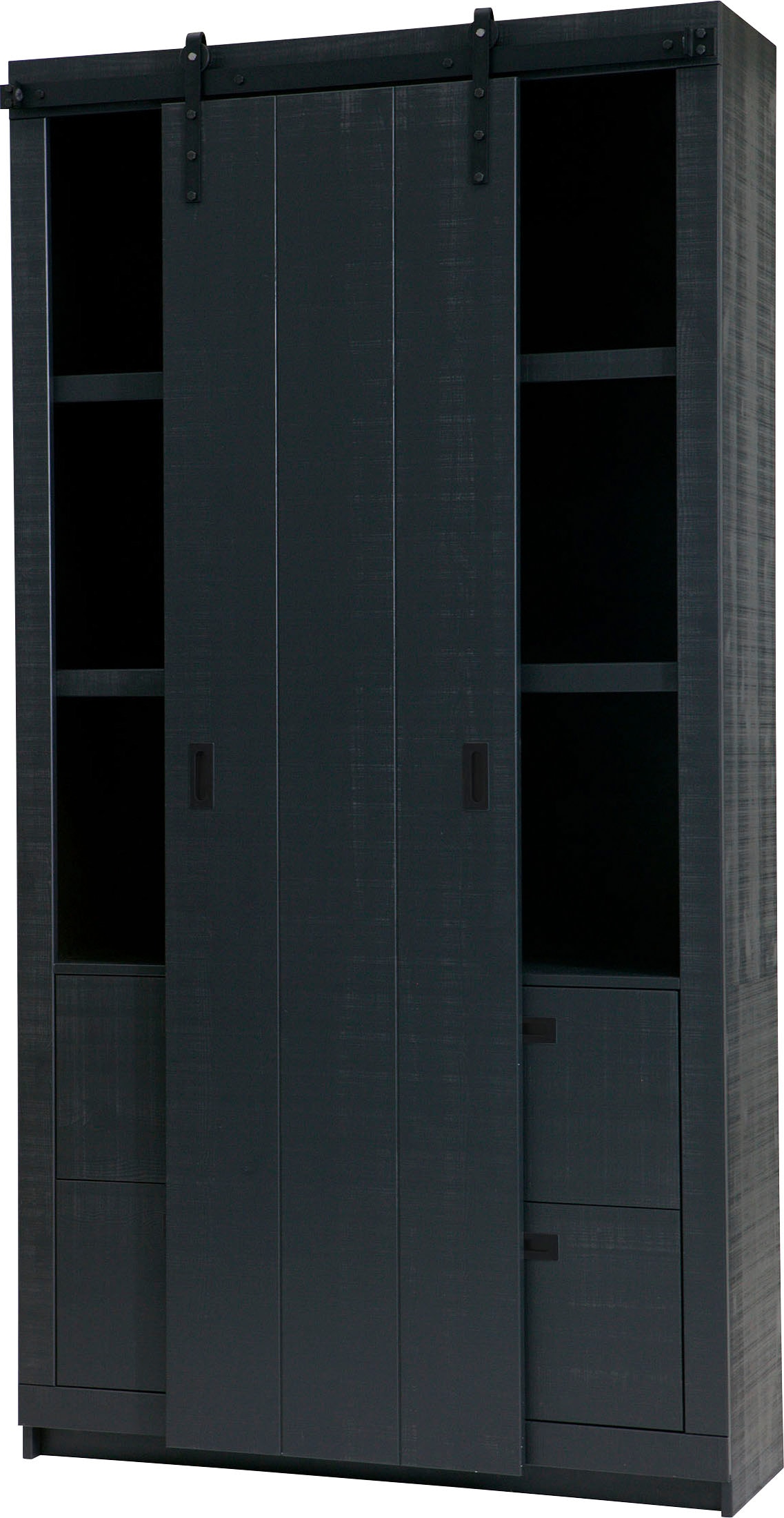 vtwonen Vitrine »Slide, mit Schiebetür«, mit 4 Schubkästen, H 230 cm x B 120 cm