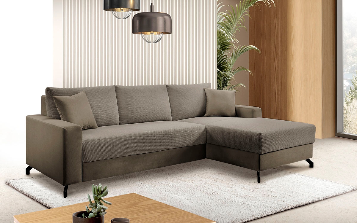 exxpo - sofa fashion Ecksofa »Quattro schlicht & zeitlos, bequem, L-Form, B günstig online kaufen