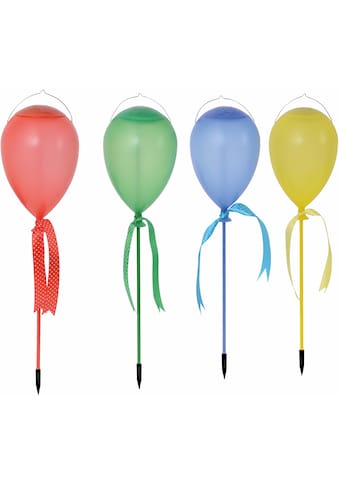 näve LED Gartenleuchte »4er-Set LED Deko-Solar "Ballon"«, als Spieß oder hängend,... kaufen