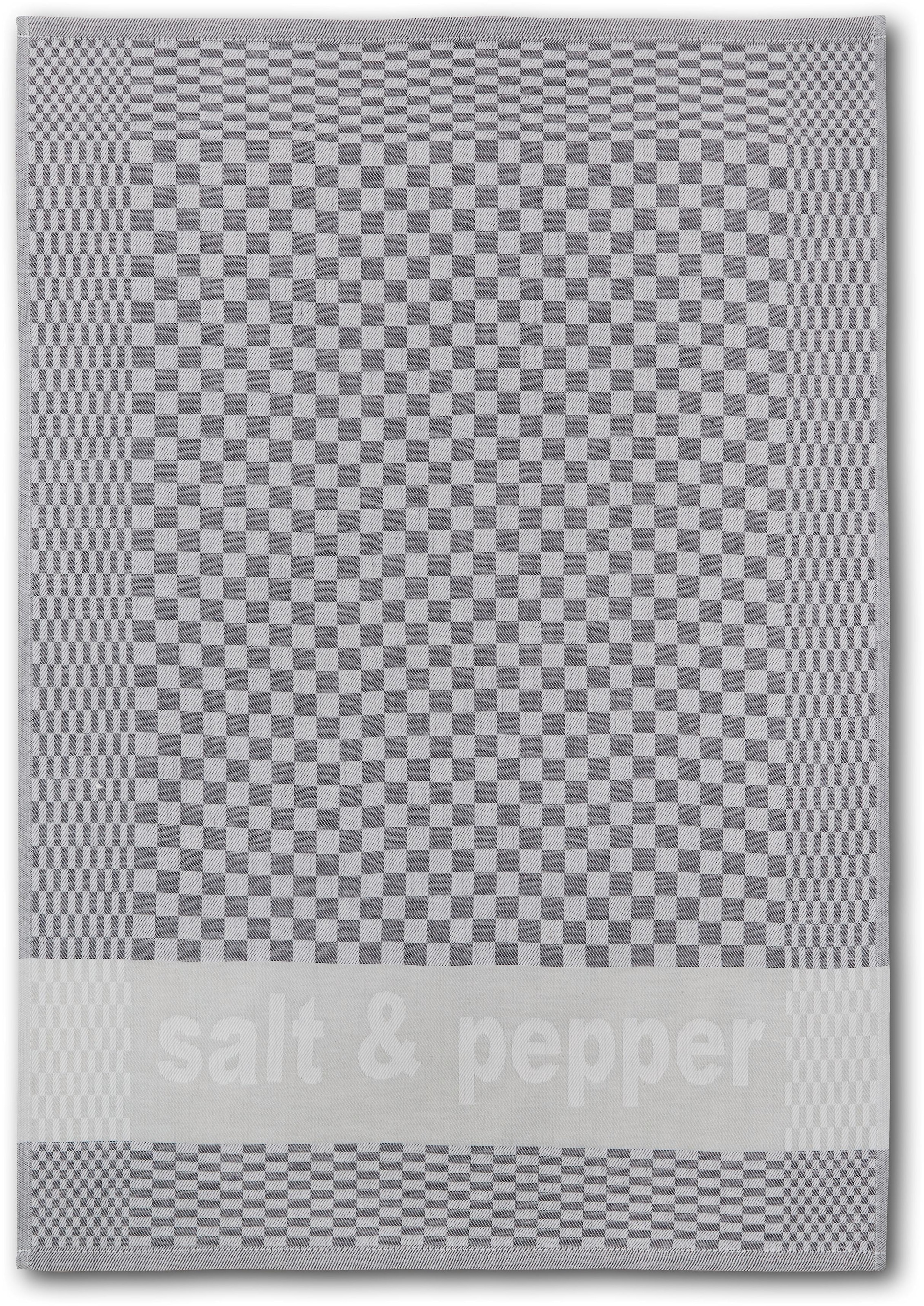 Dyckhoff Geschirrtuch »Salt & Pepper, Maße je Tuch ca. 50x70 cm«, (Set, 6 tlg.), mit drei verschiedenen Motiven