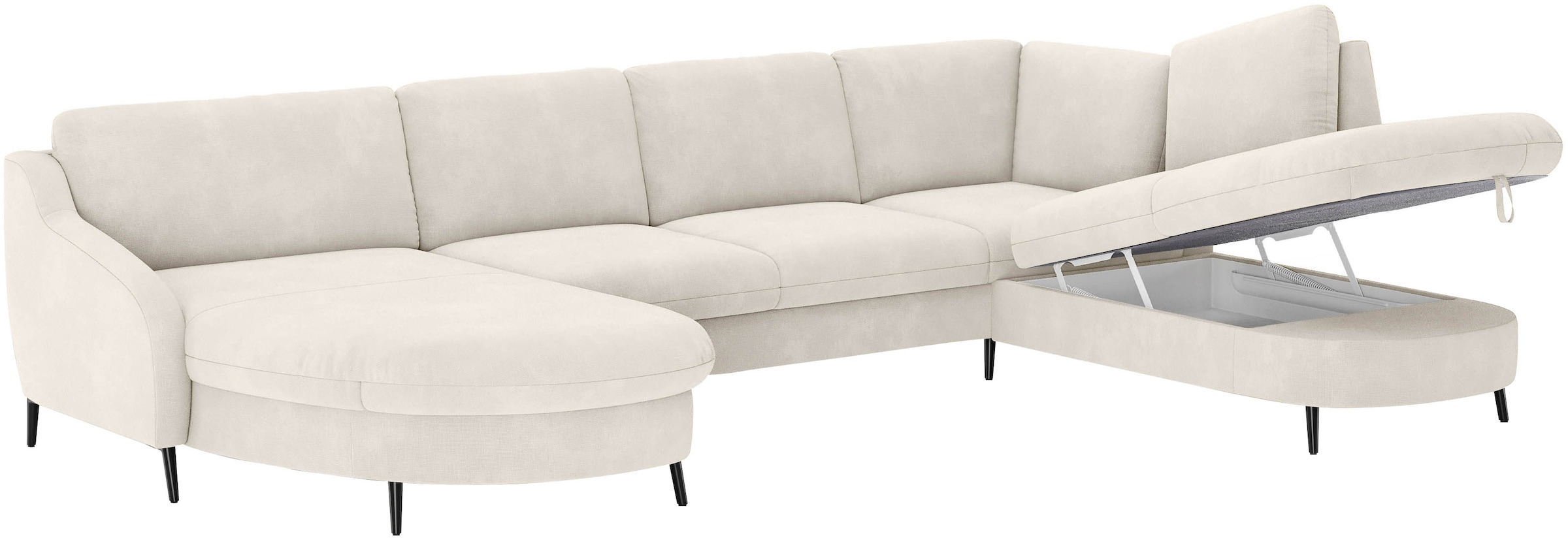 sit&more Wohnlandschaft »Soul U-Form«, wahlweise mit Bett und Bettkasten