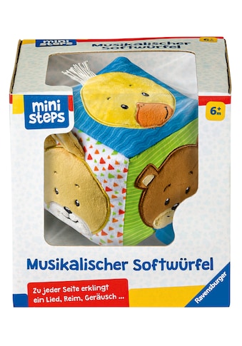 Ravensburger Greifspielzeug »ministeps® Musikalischer Softwürfel«, mit Sound, FSC® -... kaufen