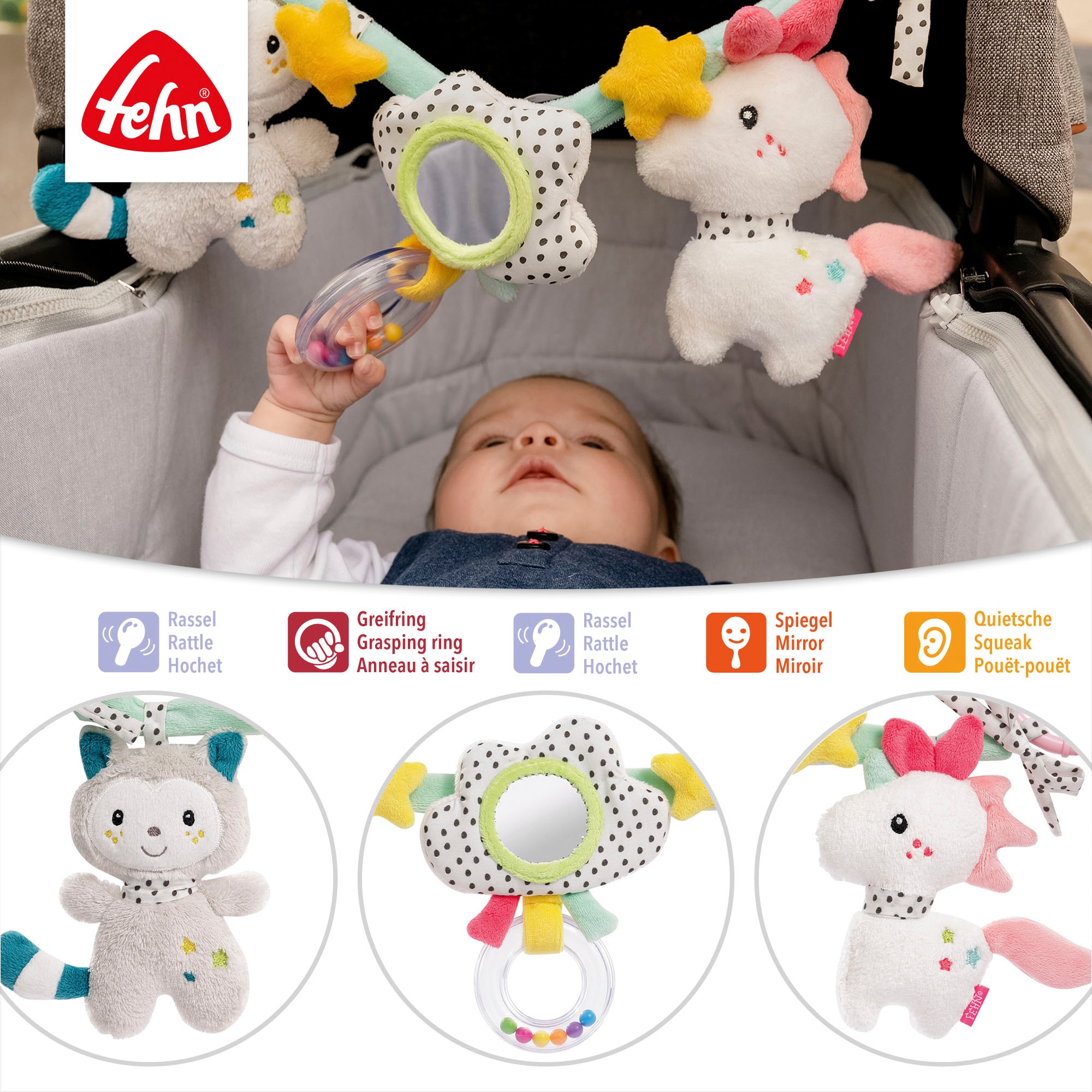 Fehn Kinderwagenkette »Aiko & Yuki«