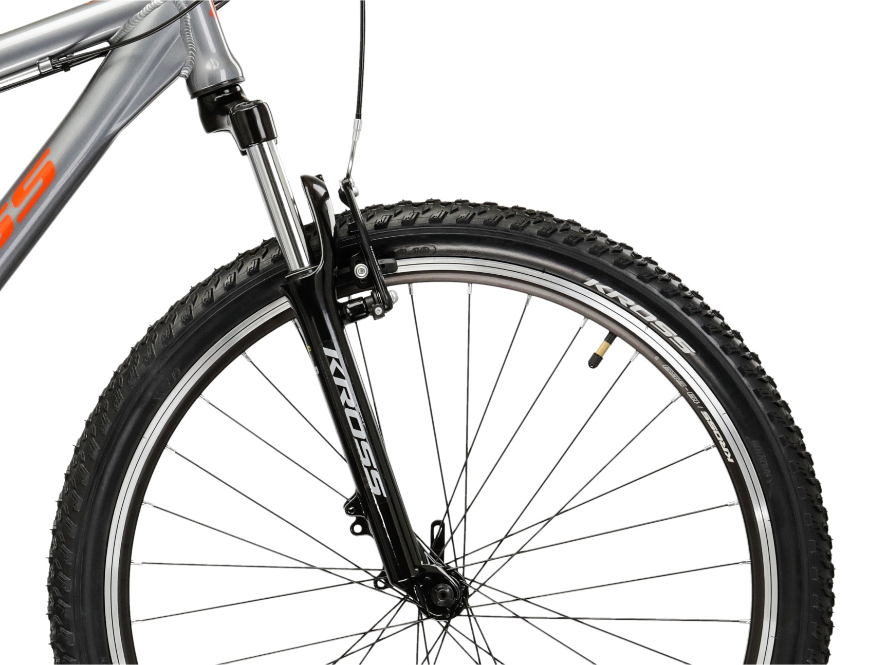 Kross Mountainbike »KROSS Mountainbike Hardtail 26" Hexagon 1.0 grau 21 Gänge« 21 Gang Shimano TOURNEY TY300 Schaltwerk Kettenschaltung