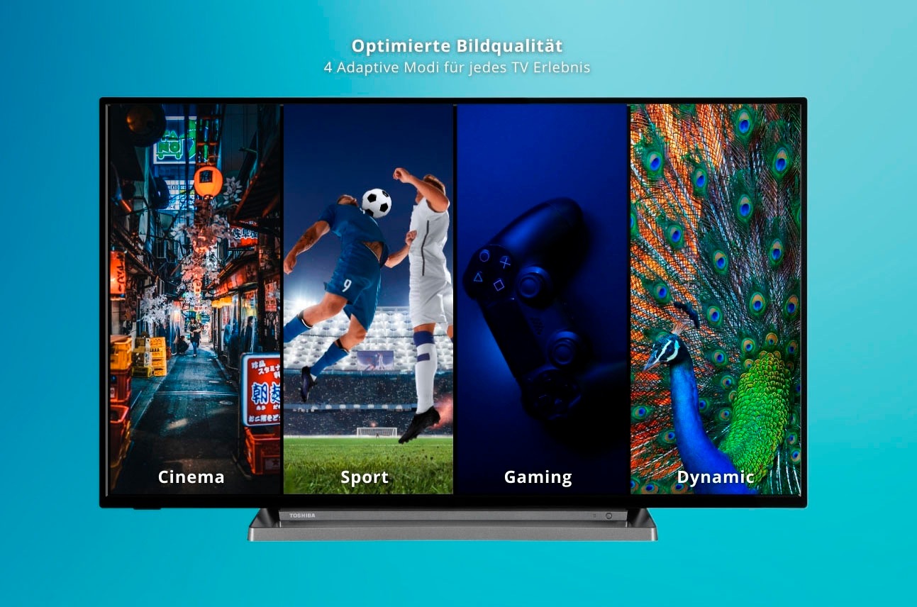 Toshiba LED-Fernseher »43UA3D63DG«, 4K Ultra HD, Android TV