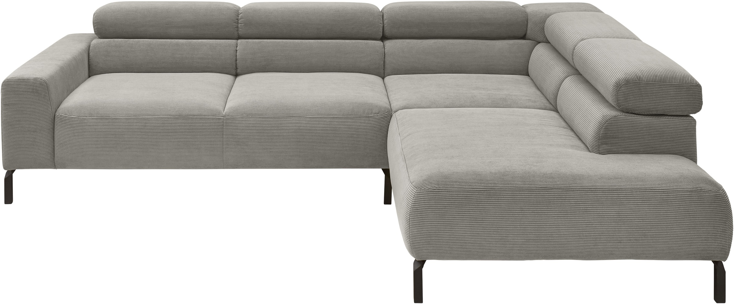 Places of Style Ecksofa »Antonelli, L-Form, inkl. Kopfteilverstellung, Brei günstig online kaufen