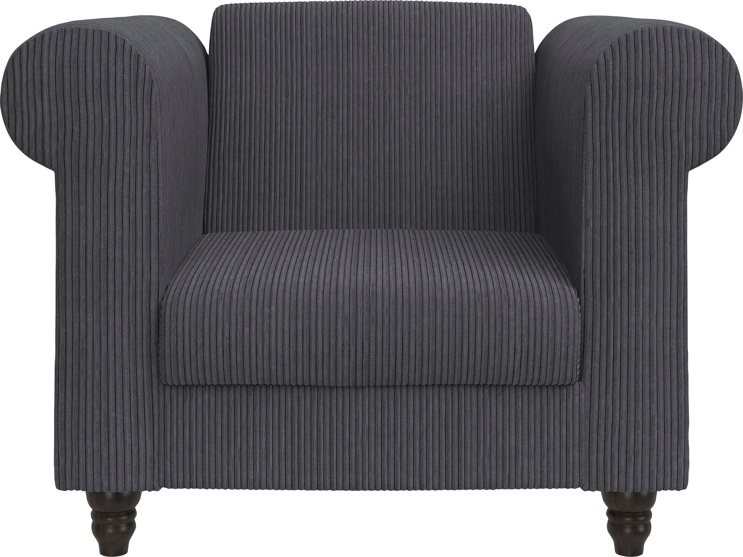 Dorel Home Chesterfield-Sessel »Felix II in Breit-Cord«, mit Rückenlehne 3- günstig online kaufen