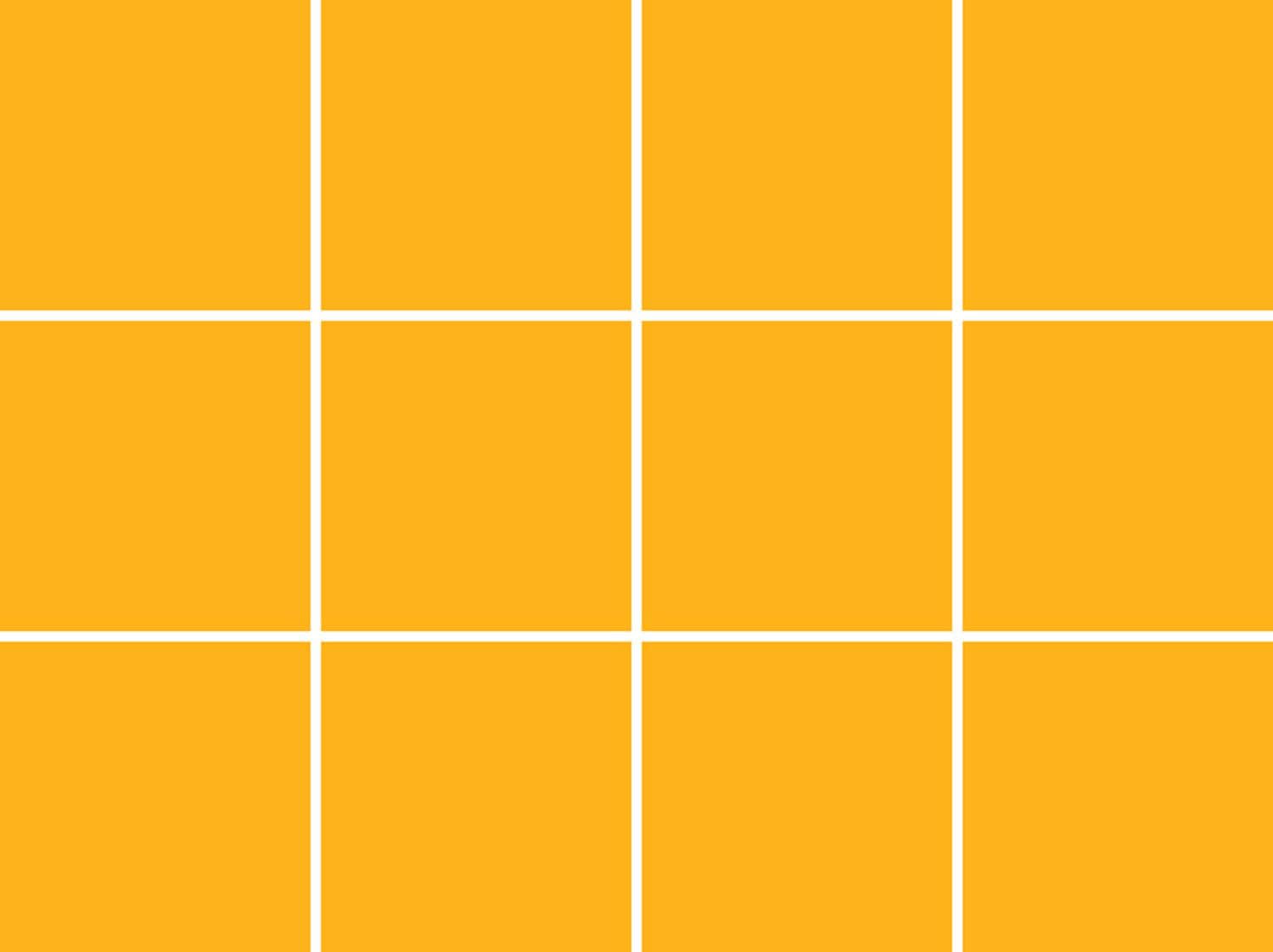 queence Fliesenaufkleber »Orange«, Stickerfliesen, selbstklebend, Sticker, 12er Set