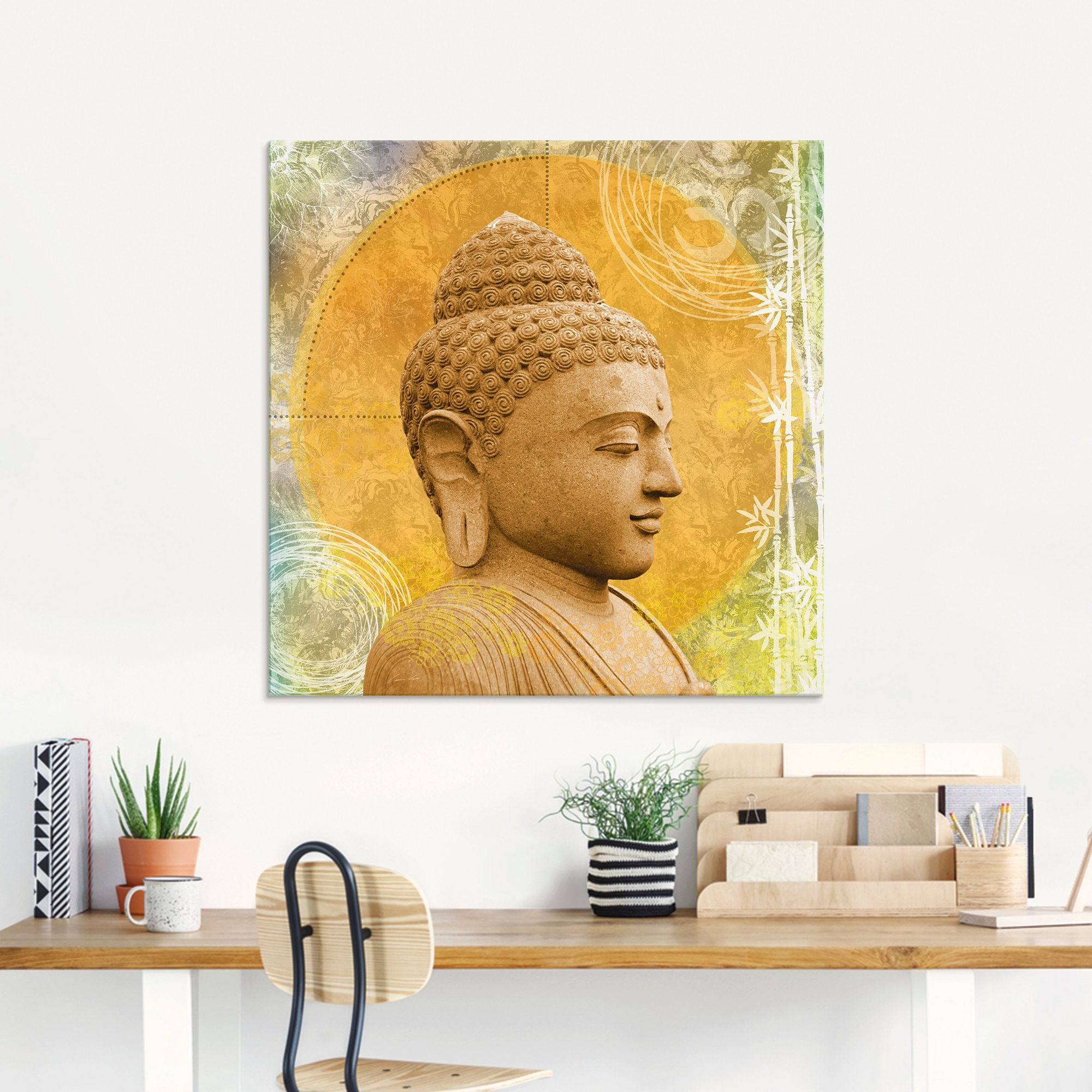 Artland Glasbild »Buddha II«, Spa, (1 St.), in verschiedenen Größen