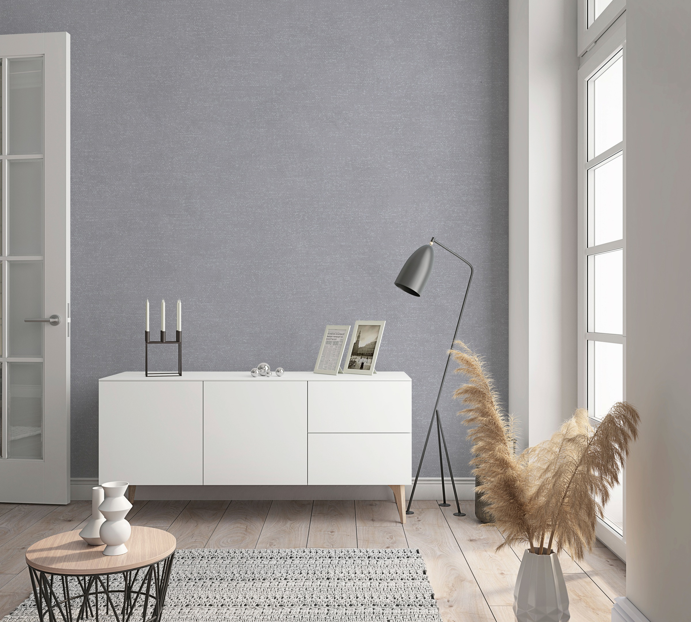 Marburg Vliestapete, uni, moderne Tapete für Wohnzimmer Schlafzimmer Küche