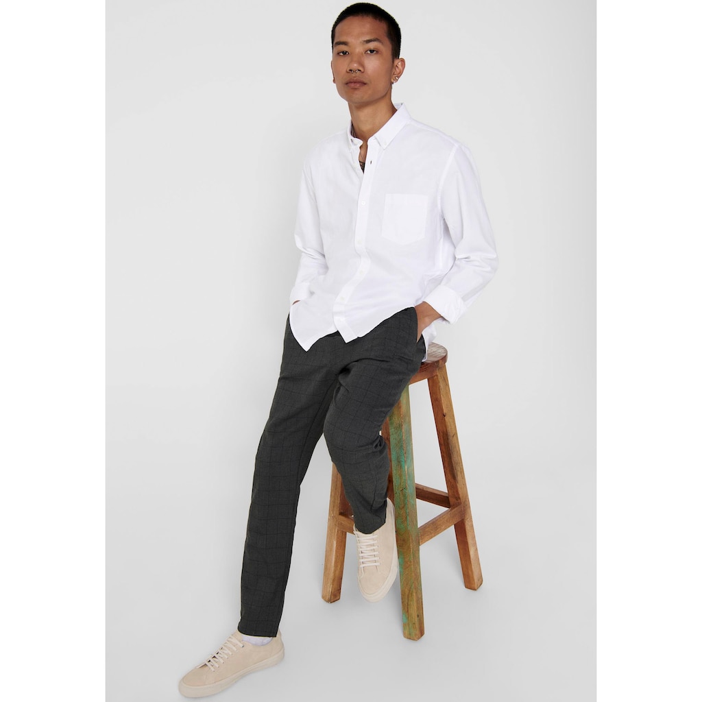 ONLY & SONS Langarmhemd »ONSALVARO SLIM LS OXFORD SHIRT«