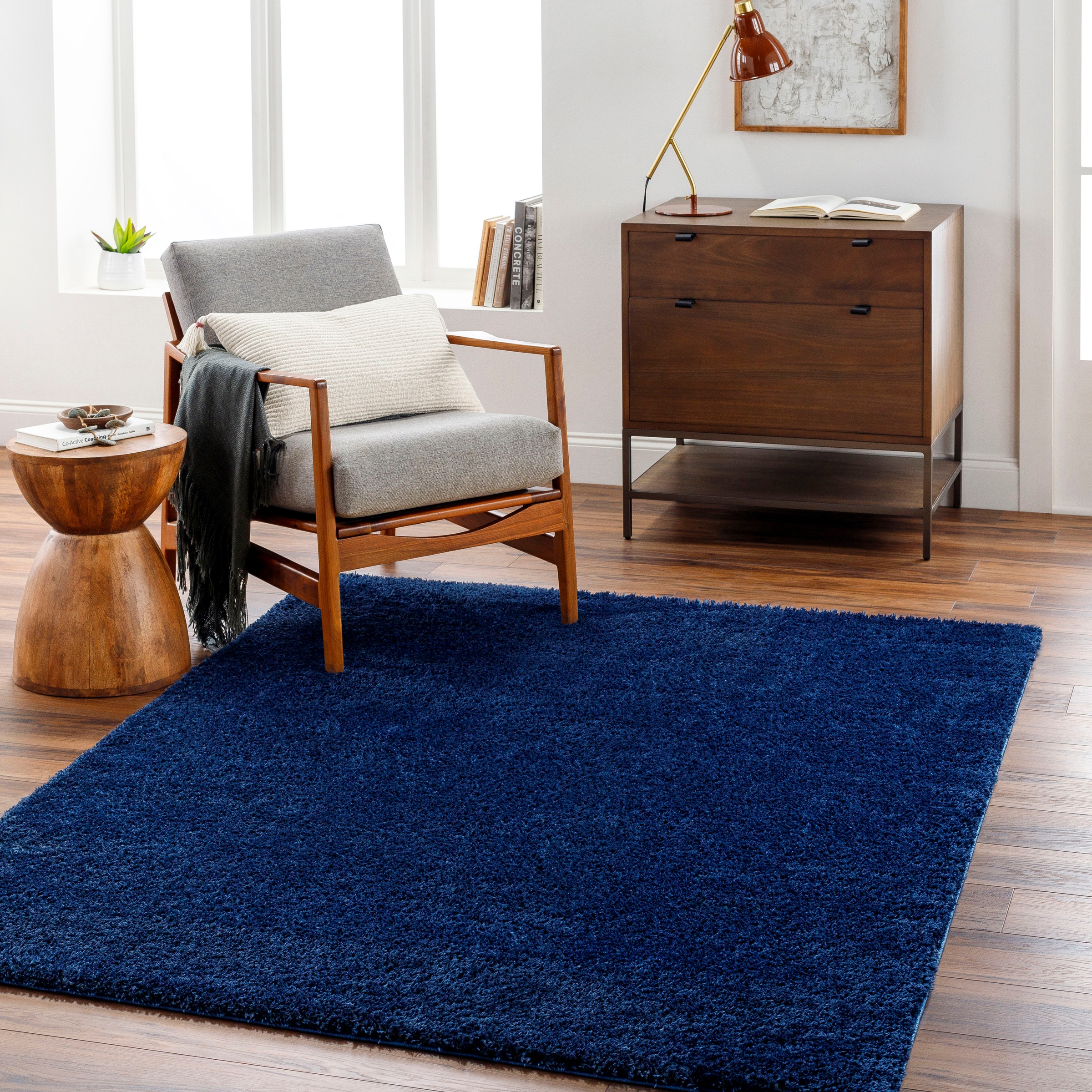 Livabliss Hochflor-Teppich »Trento« Rechteckig 31 Mm Höhe Uni Farben Shaggy Teppich, Weich, Flauschig, Kuschelig, Schlafzimmer