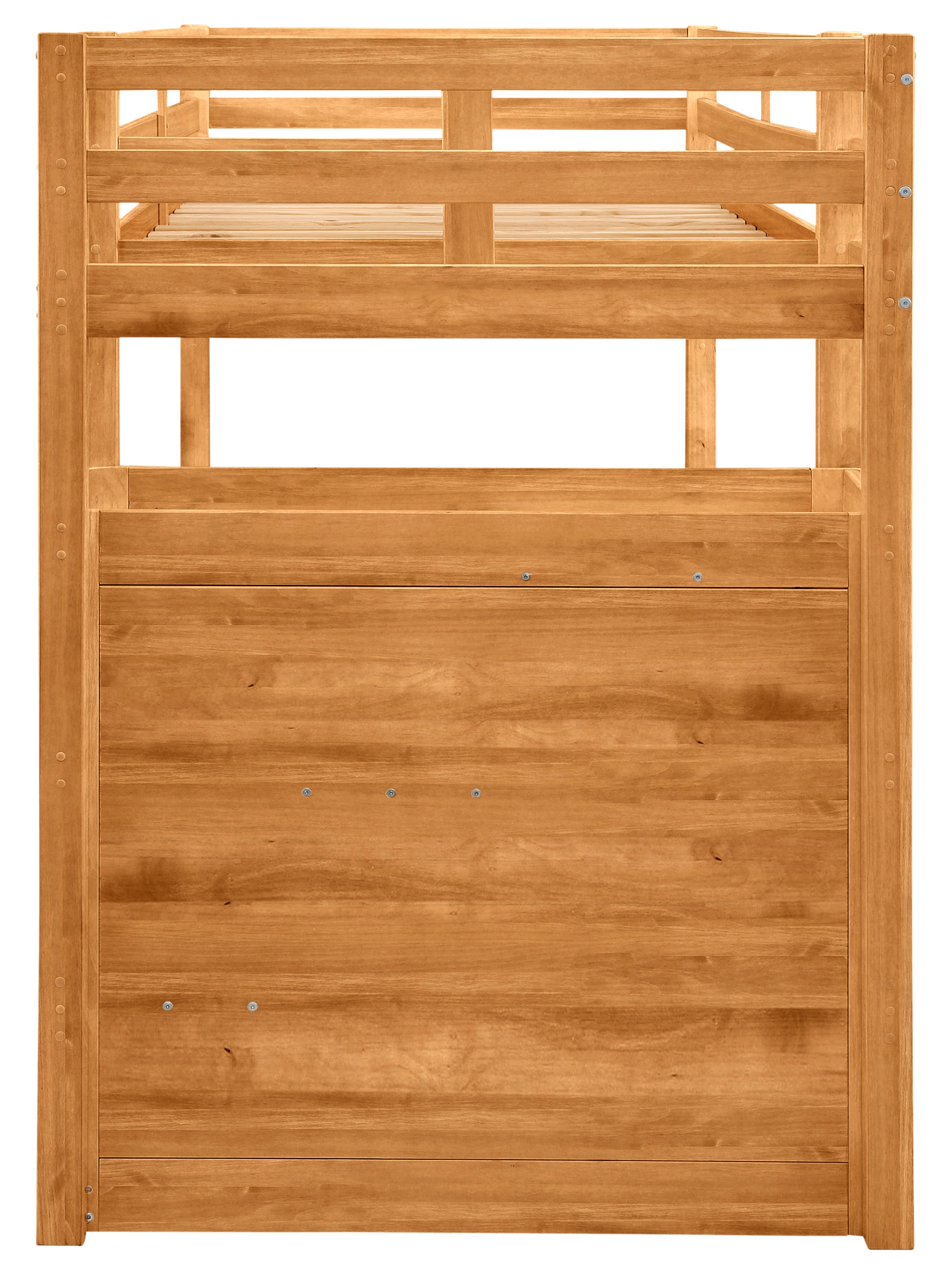 Lüttenhütt Etagenbett »Alpi, Belastbarkeit 250 KG!«, Kiefernholz, Etagenbett, inklusive Lattenrost, Liefefläche 90x200 cm