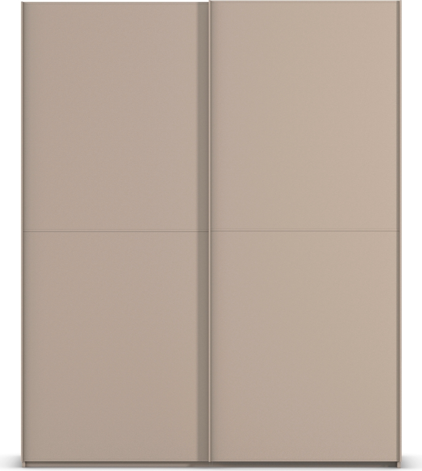 rauch Schwebetürenschrank »Kleiderschrank Schrank Garderobe Schlafzimmerschrank SCALE-DUO«, edle zweigeteilte Türen und 3 Zierleisten MADE IN GERMANY