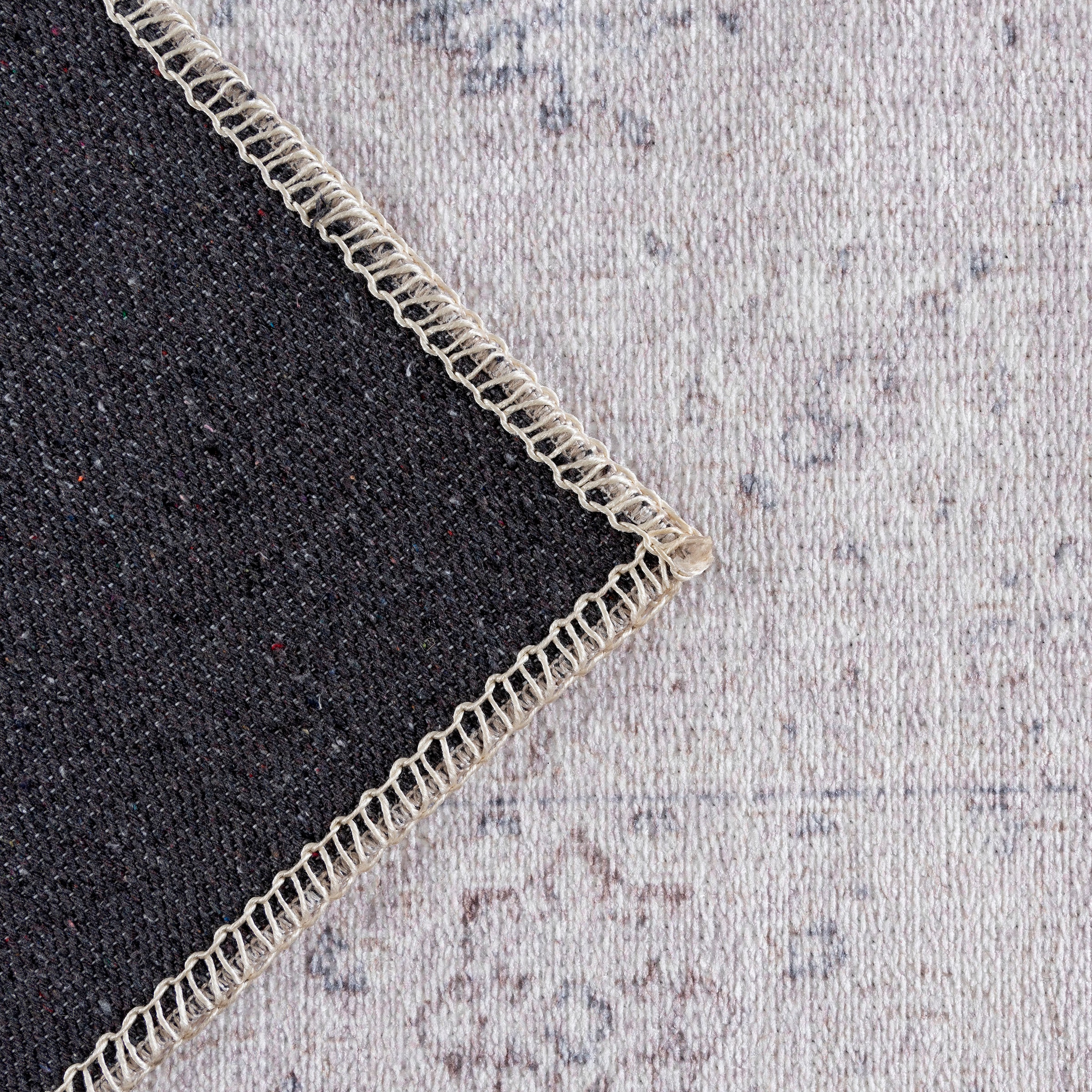 Sehrazat Teppich »Vintage 3580«, rechteckig, 4 mm Höhe, Kurzflor, waschbar, Chenille mit Baumwolle, Wohnzimmer