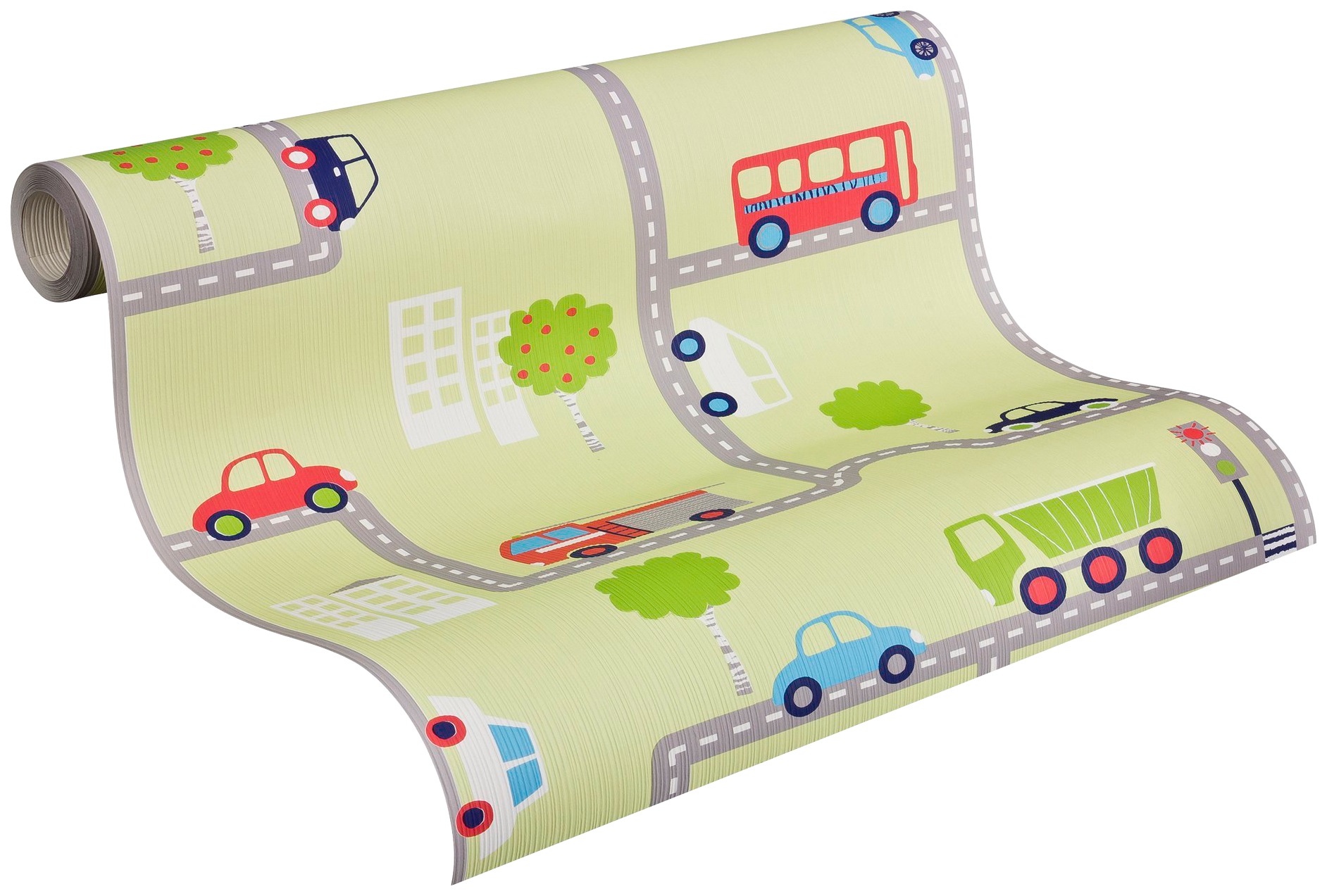 A.S. Création Papiertapete »Boys & Girls 6 Traffic«, Motiv, Tapete Kinderzimmer Bunt