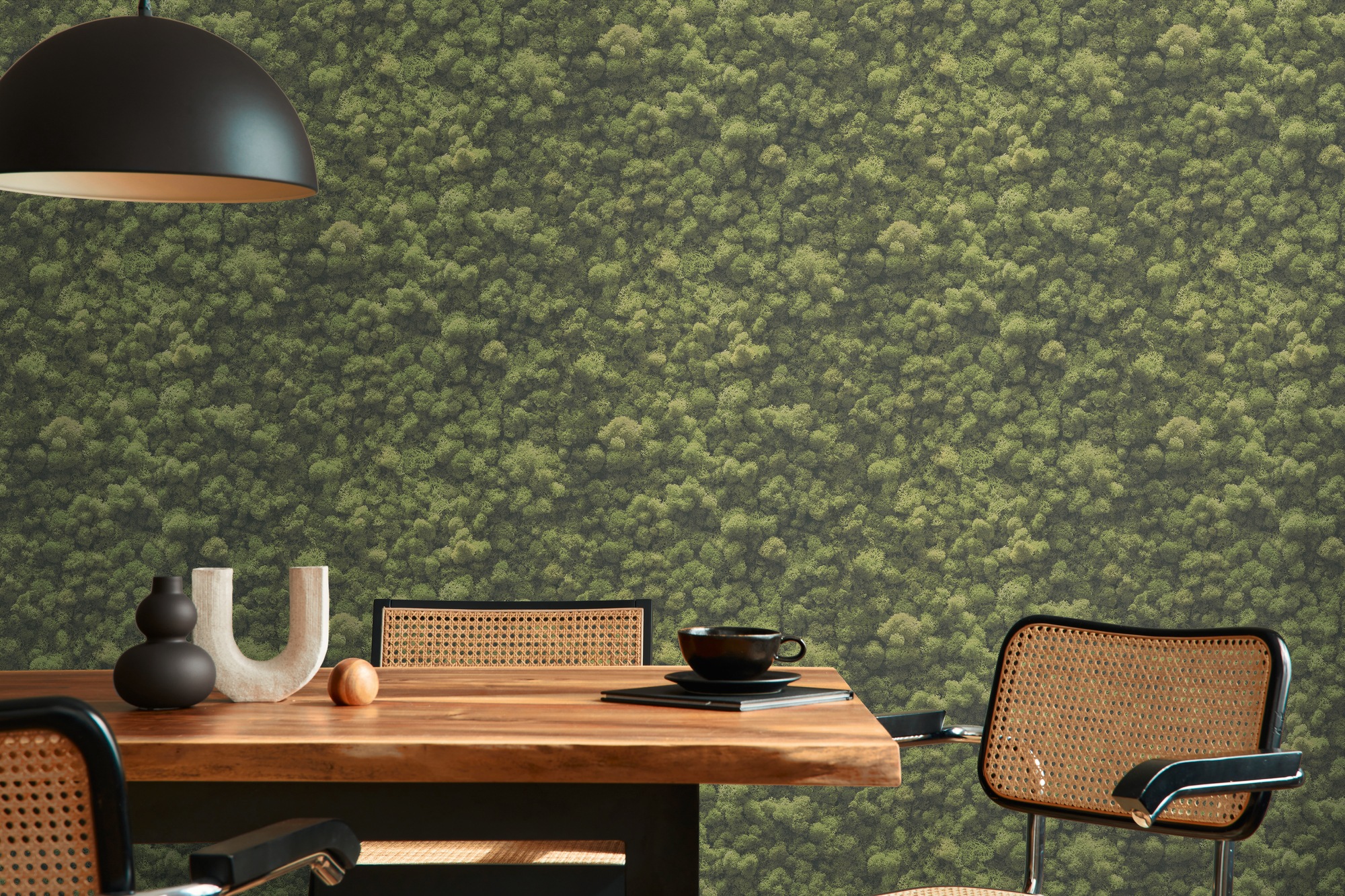 A.S. Création Vliestapete »PintWalls II Mooswandoptik Tapete Mustertapete 3D Mooswand 3D«, matt, Vliestapete Naturmotiv für Schlafzimmer Küche Wohnzimmer Mooswandoptik