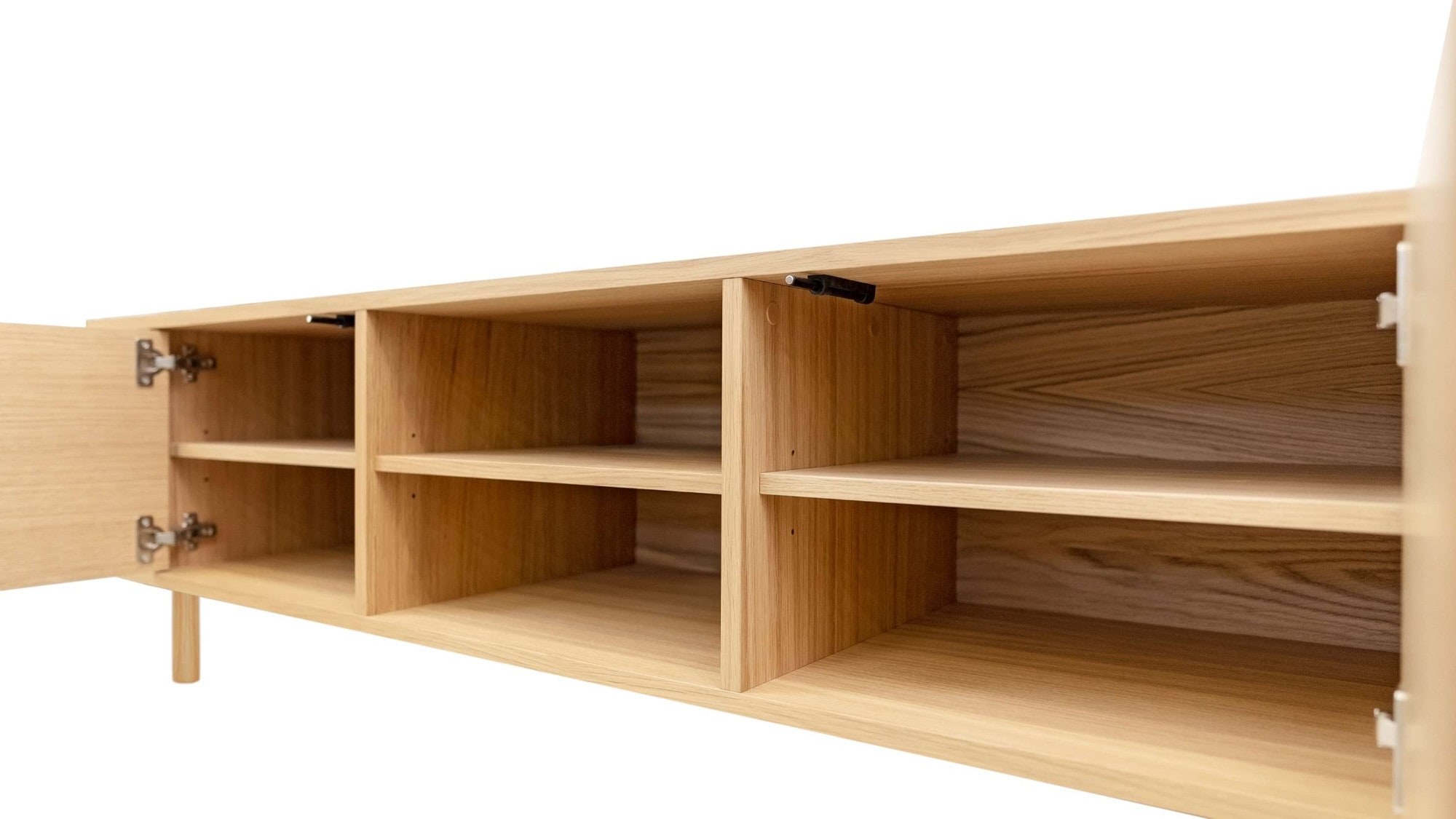 Woodman TV-Board »Shift«, mit Echtholzfurnier aus Eiche, Breite 189 cm, mit Push-to-Open